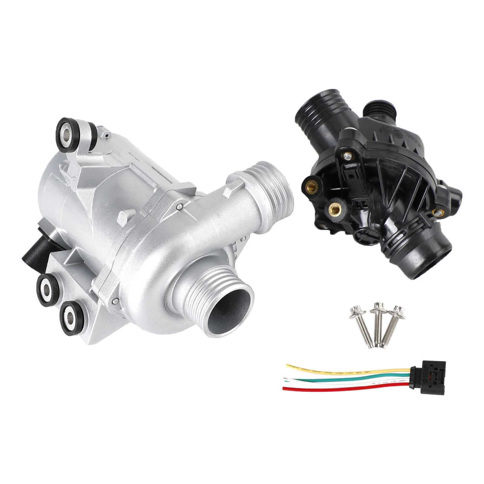 2009-2010 BMW X5 xDrive30i Electric Water Pump W/Thermostat & Bolt 11517586925 11537549476 Generic
