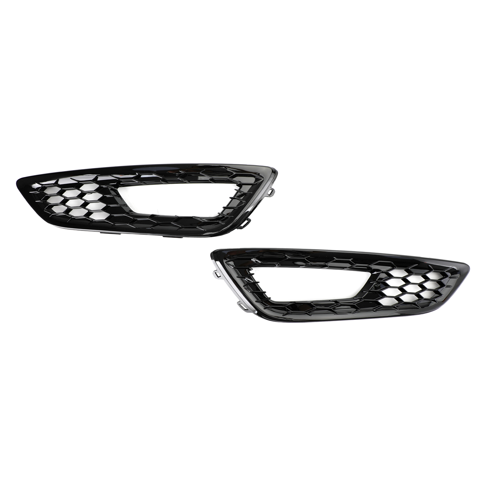 Pair Front Bumper Fog Light Lamp Cover Bezel Grill fit Ford Focus 2015-2017 Generic Pair Front Bumper Fog Light Lamp Cover Bezel Grill fit Ford Focus 2015-2017 Generic