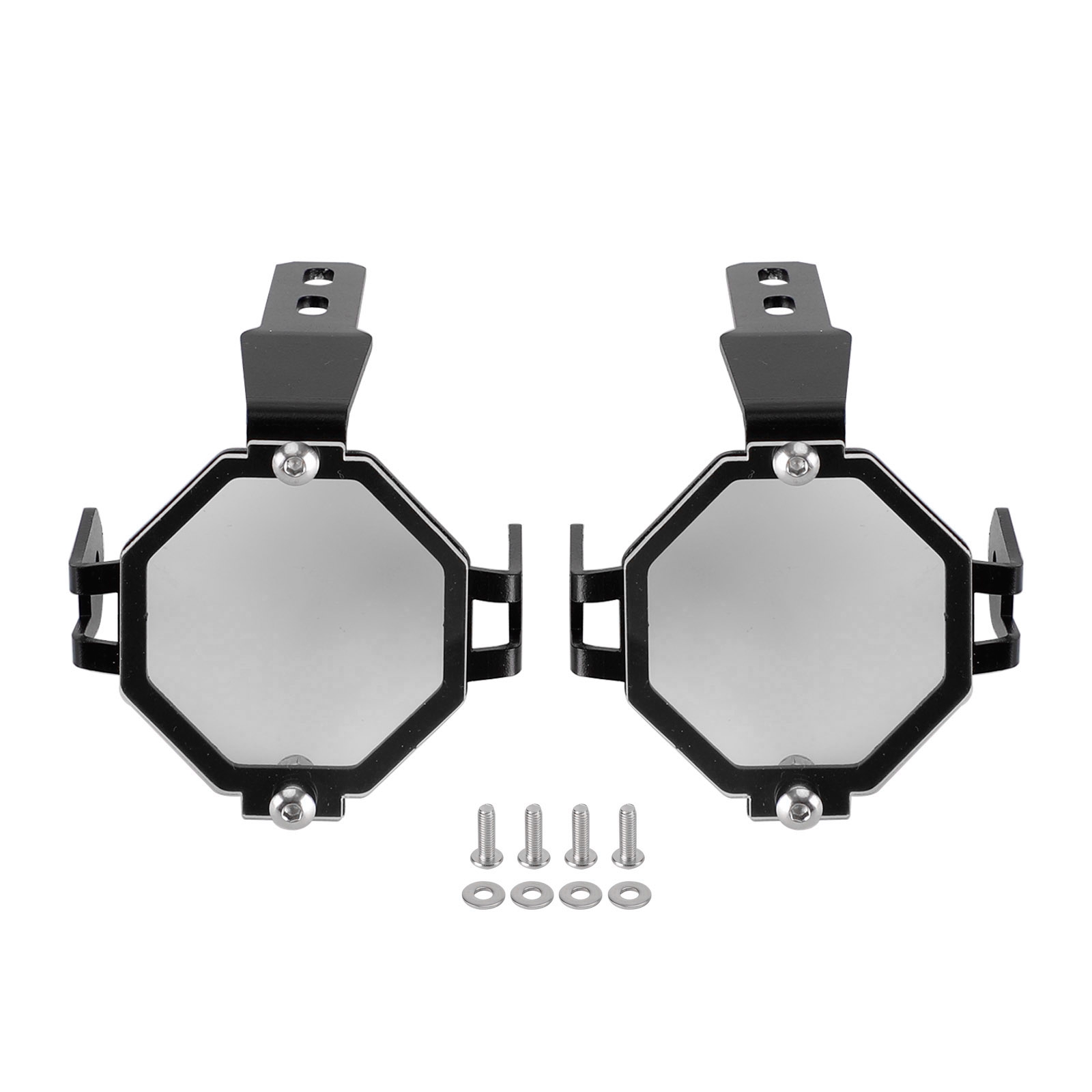 Fog Light Protector Guards Cover For BMW R1200GS Adventure F800GS F850GS F750GS Clear Generic