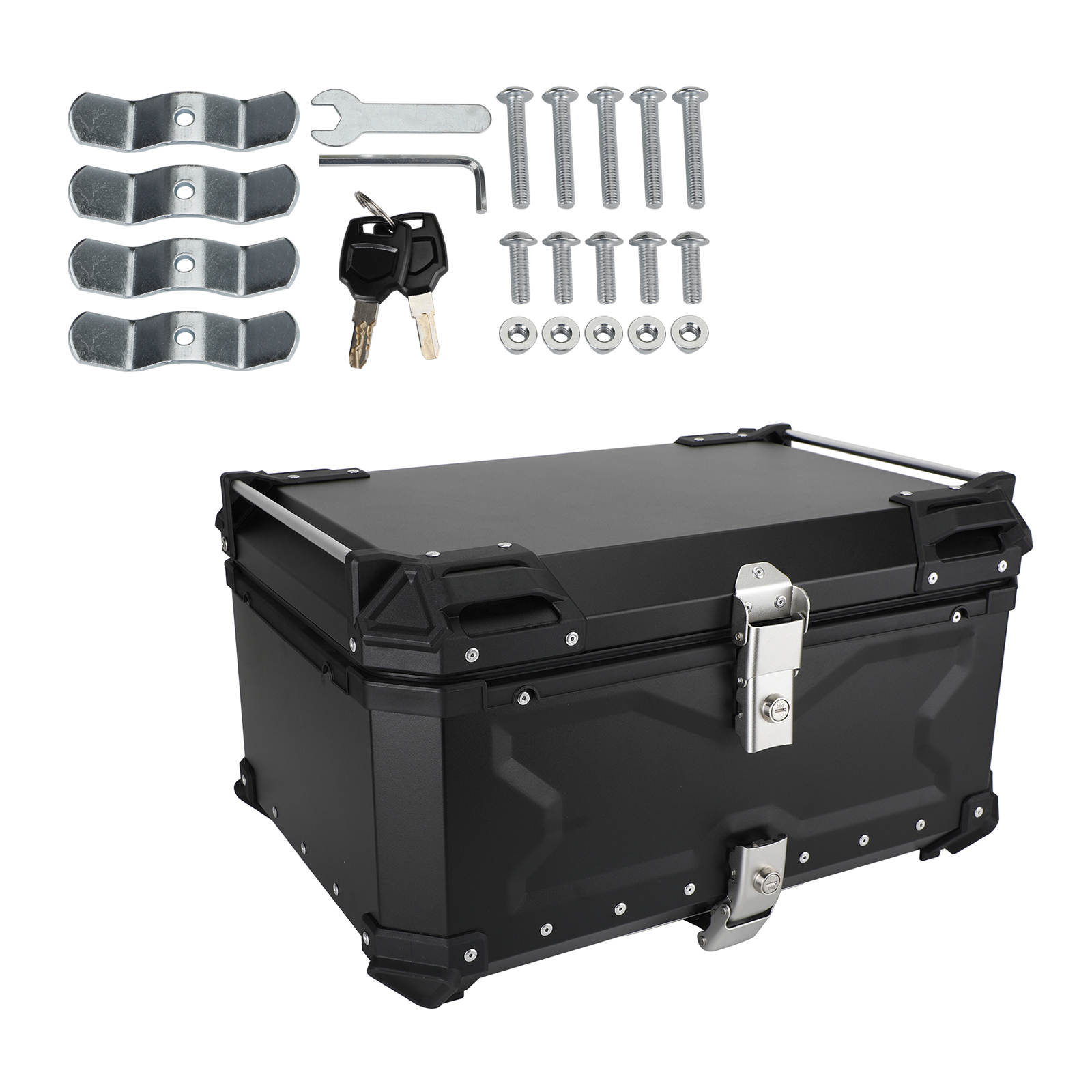 Universal Tail Box Case Top Luggage Box 65L For Bmw R1200Gs R1250Gs F750Gs 850Gs Generic