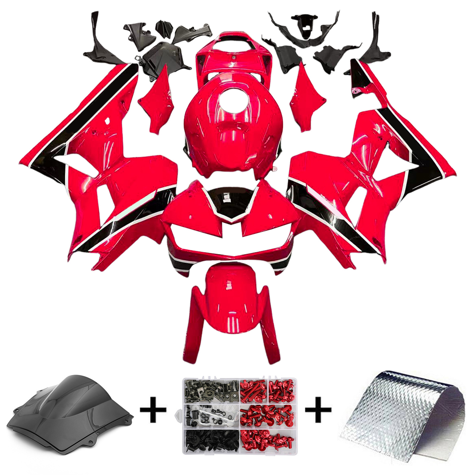 2013-2023 Honda CBR600RR F5 Injection Fairing Kit Bodywork Plastic ABS #133 Amotopart Fairing