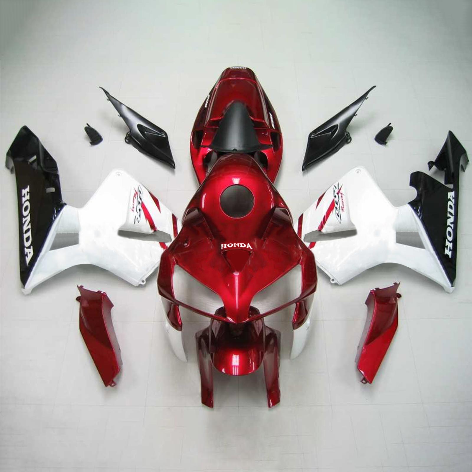 2005-2006 Honda CBR600RR F5 Injection Fairing Kit Bodywork Plastic ABS #184 Amotopart Fairing 2005-2006 Honda CBR600RR F5 Injection Fairing Kit Bodywork Plastic ABS #184 Amotopart Fairing