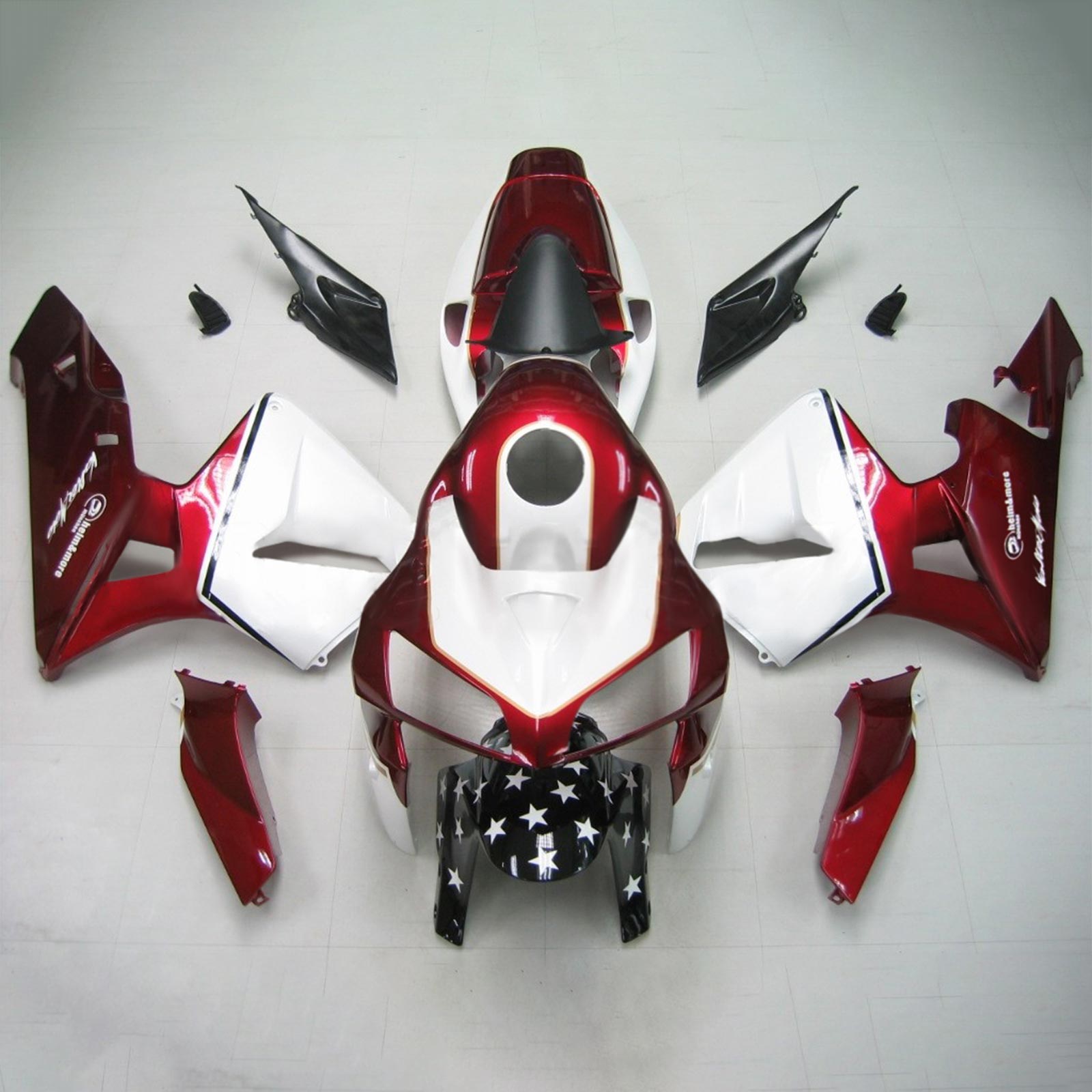 2005-2006 Honda CBR600RR F5 Injection Fairing Kit Bodywork Plastic ABS #210 Amotopart Fairing 2005-2006 Honda CBR600RR F5 Injection Fairing Kit Bodywork Plastic ABS #210 Amotopart Fairing