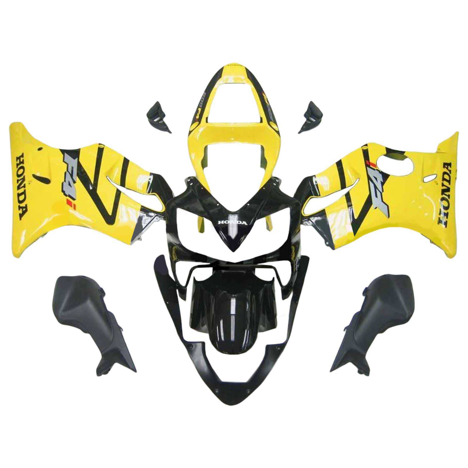 2001-2003 Honda CBR600 F4i Injection Fairing Kit Bodywork Plastic ABS #109 Amotopart Fairing