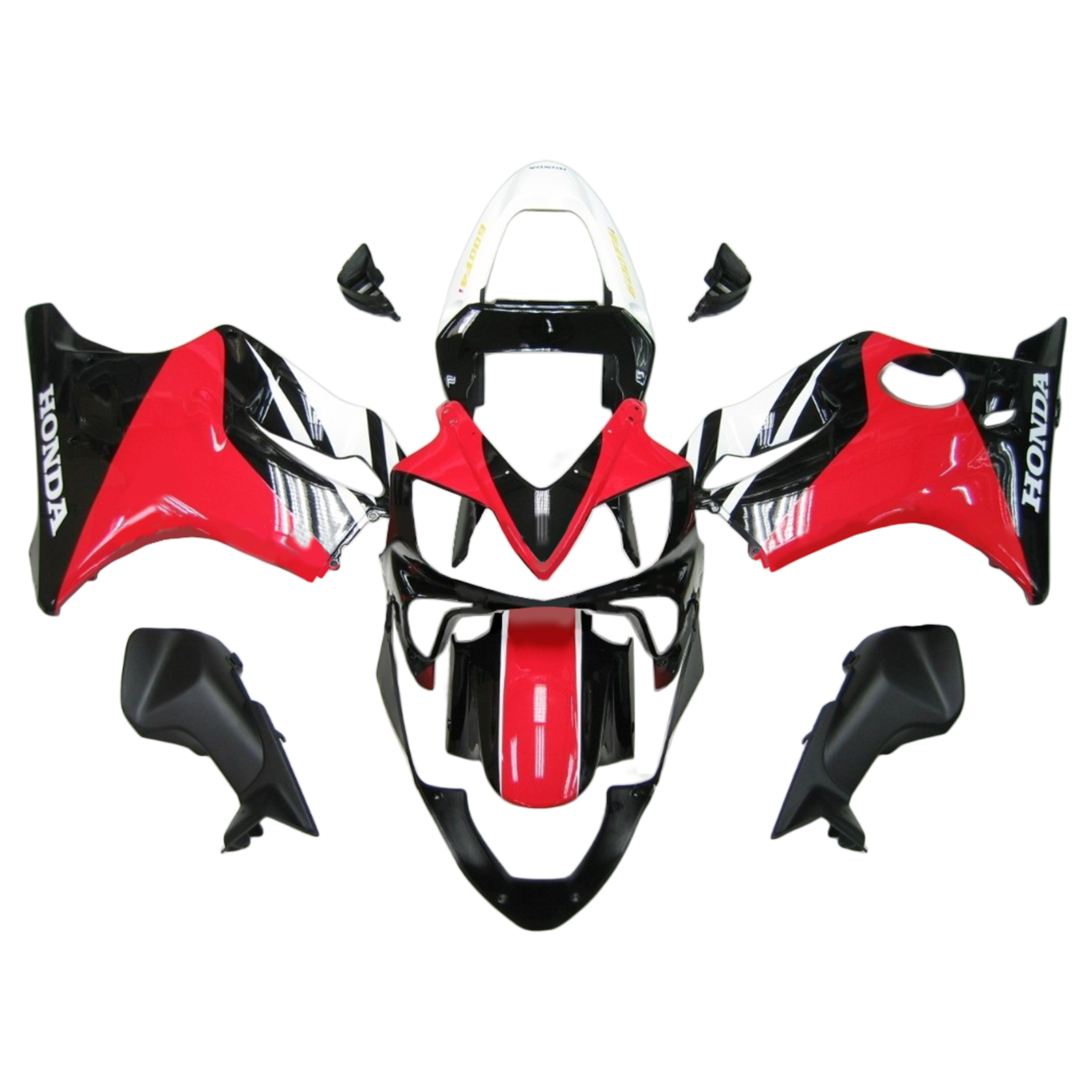 2001-2003 Honda CBR600 F4i Injection Fairing Kit Bodywork Plastic ABS #130 Amotopart Fairing 2001-2003 Honda CBR600 F4i Injection Fairing Kit Bodywork Plastic ABS #130 Amotopart Fairing