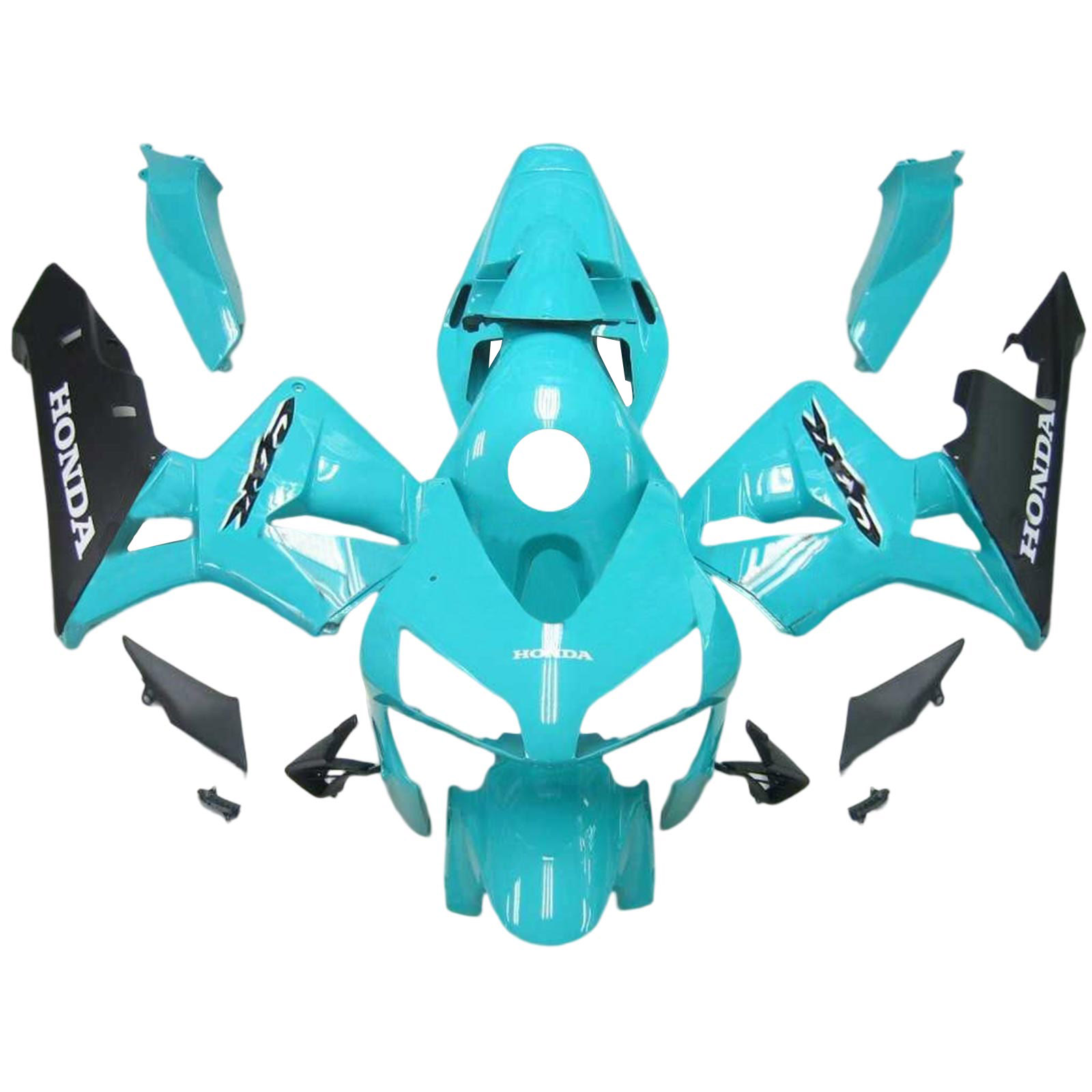 2003-2004 Honda CBR600RR F5 Injection Fairing Kit Bodywork Plastic ABS #123 Amotopart Fairing 2003-2004 Honda CBR600RR F5 Injection Fairing Kit Bodywork Plastic ABS #123 Amotopart Fairing