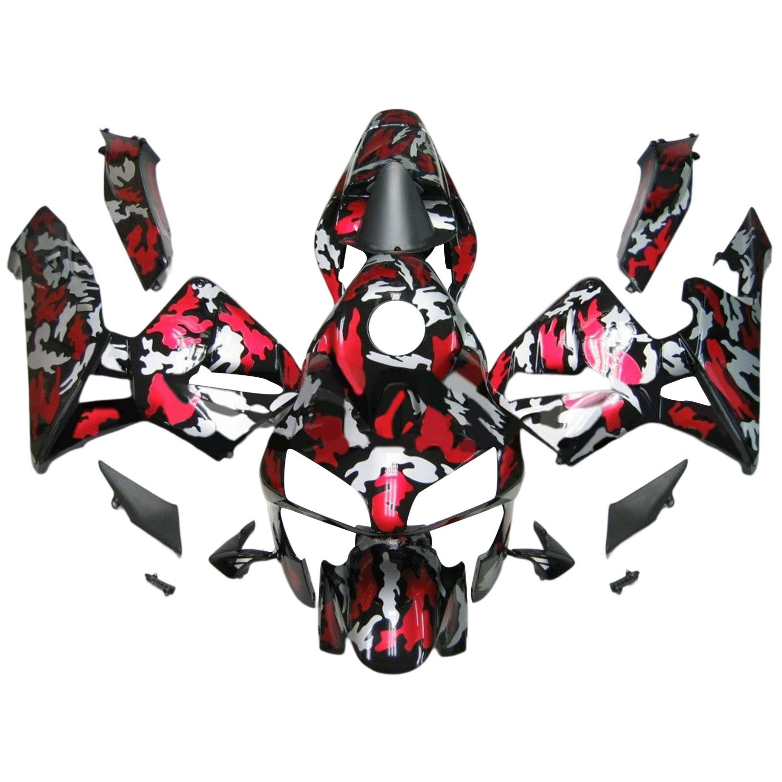 2003-2004 Honda CBR600RR F5 Injection Fairing Kit Bodywork Plastic ABS #198 Amotopart Fairing