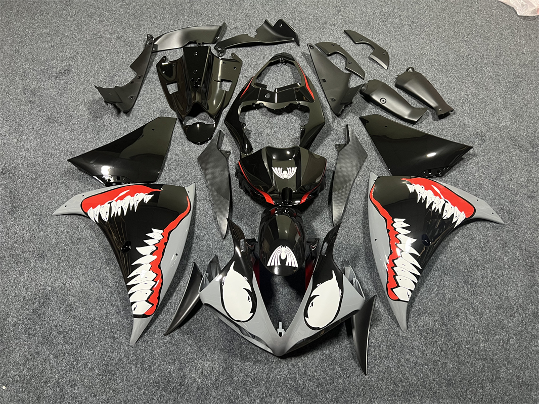 2009-2011 Yamaha YZF 1000 R1 Injection Fairing Kit Bodywork Plastic ABS #153 Amotopart Fairing