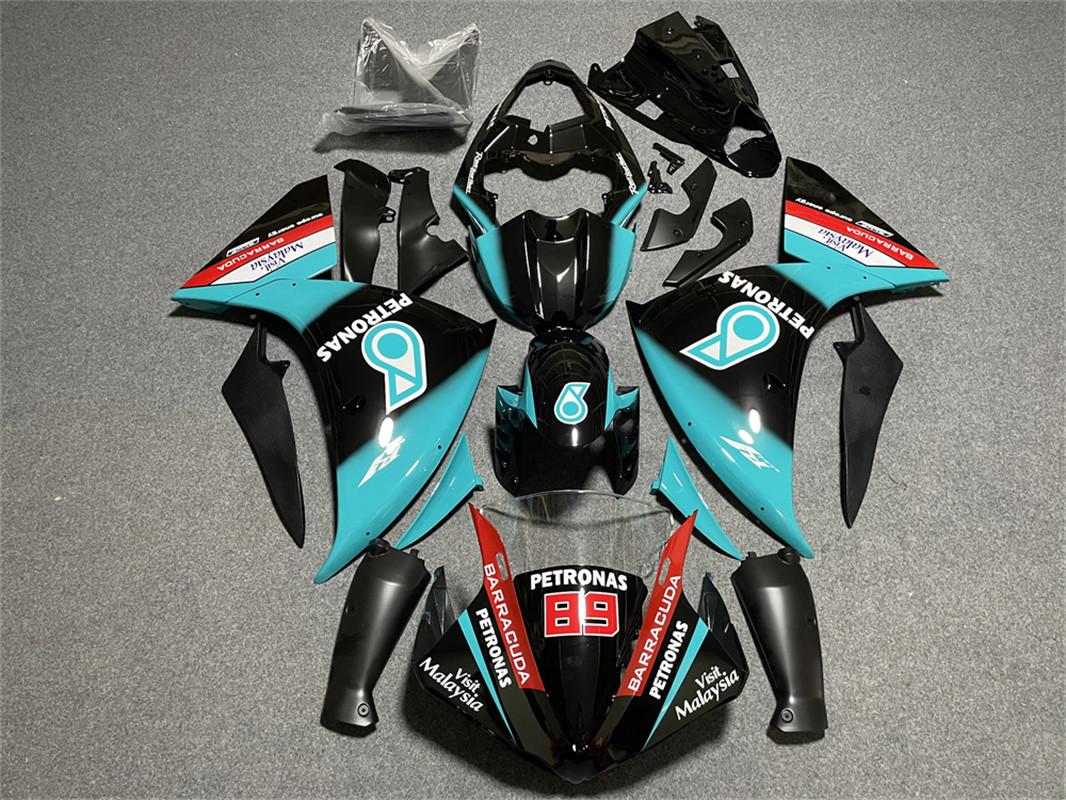 2012-2014 Yamaha YZF 1000 R1 Injection Fairing Kit Bodywork Plastic ABS #148 Amotopart Fairing