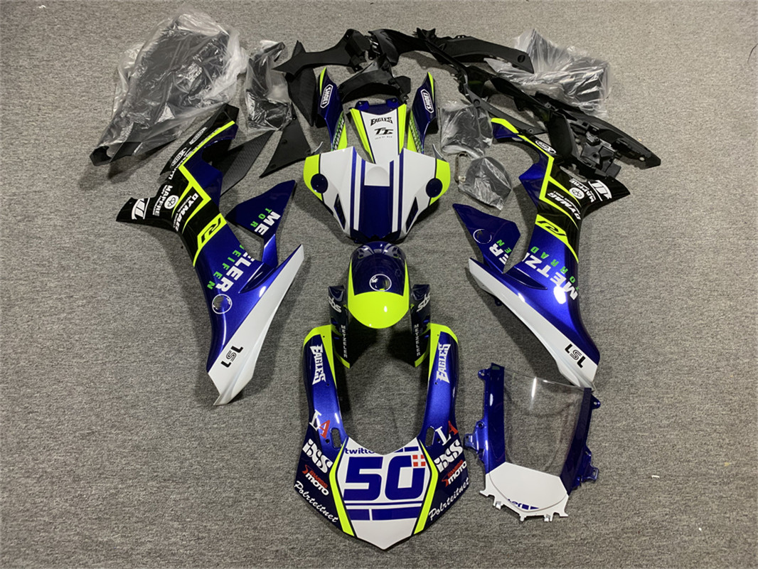 2015-2019 Yamaha YZF 1000 R1 Injection Fairing Kit Bodywork Plastic ABS #132 Amotopart Fairing