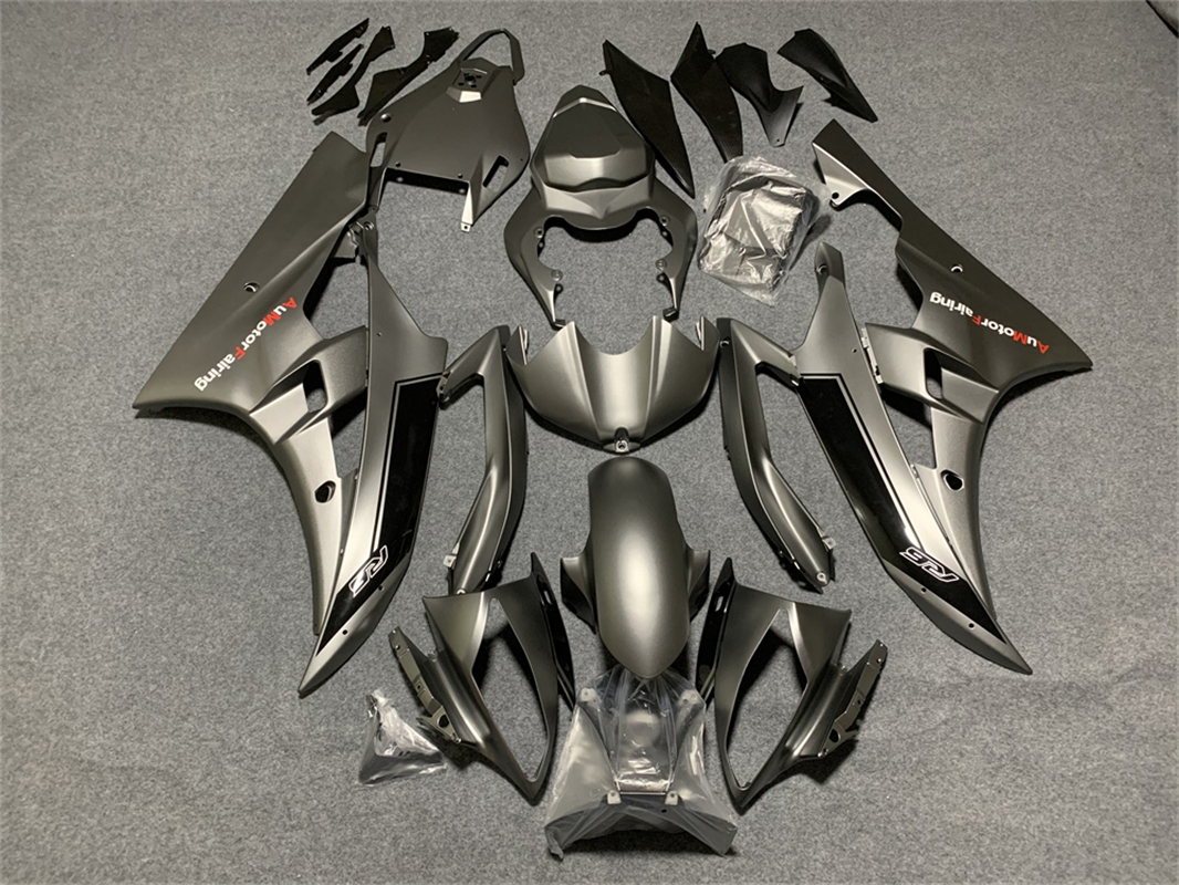 2006-2007 Yamaha YZF 600 R6 Injection Fairing Kit Bodywork Plastic ABS #155 Amotopart Fairing