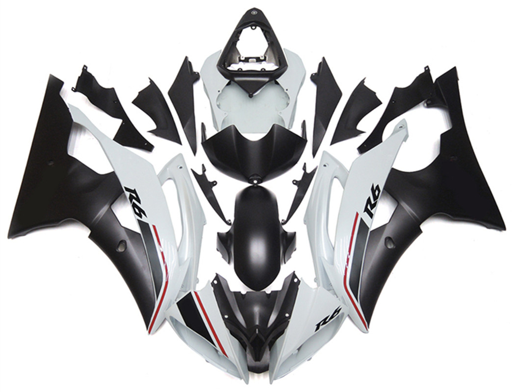 2008-2016 Yamaha YZF 600 R6 Injection Fairing Kit Bodywork Plastic ABS #167 Amotopart Fairing