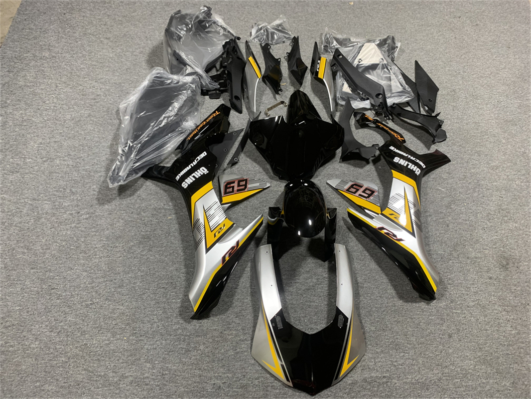 2020-2022 Yamaha YZF R1 Injection Fairing Kit Bodywork Plastic ABS #123 Amotopart Fairing