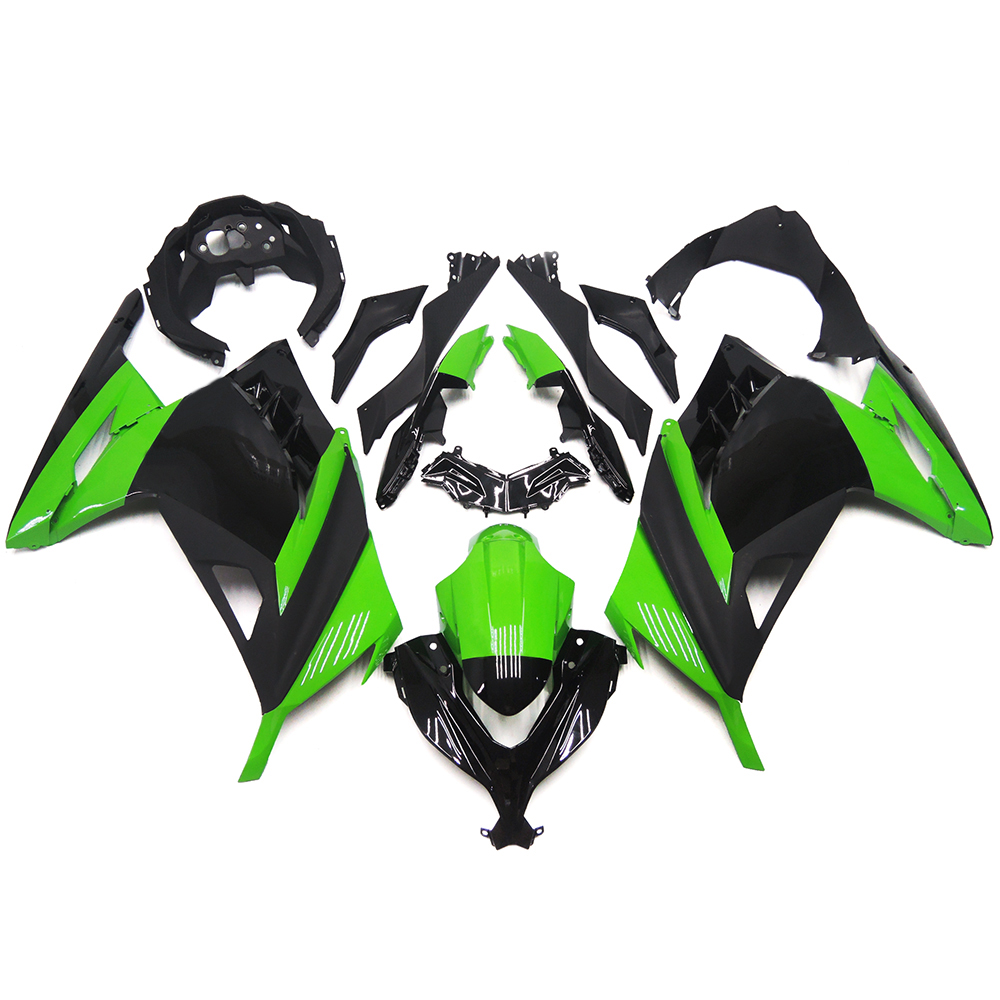 2013-2017 Kawasaki EX300/Ninja300 Injection Fairing Kit Bodywork Plastic ABS #118 Amotopart Fairing