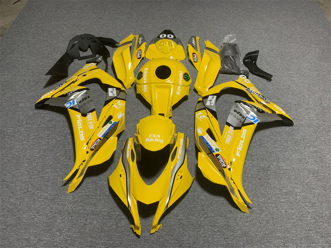 2016-2020 Kawasaki ZX10R Injection Fairing Kit Bodywork Plastic ABS #139 Amotopart Fairing