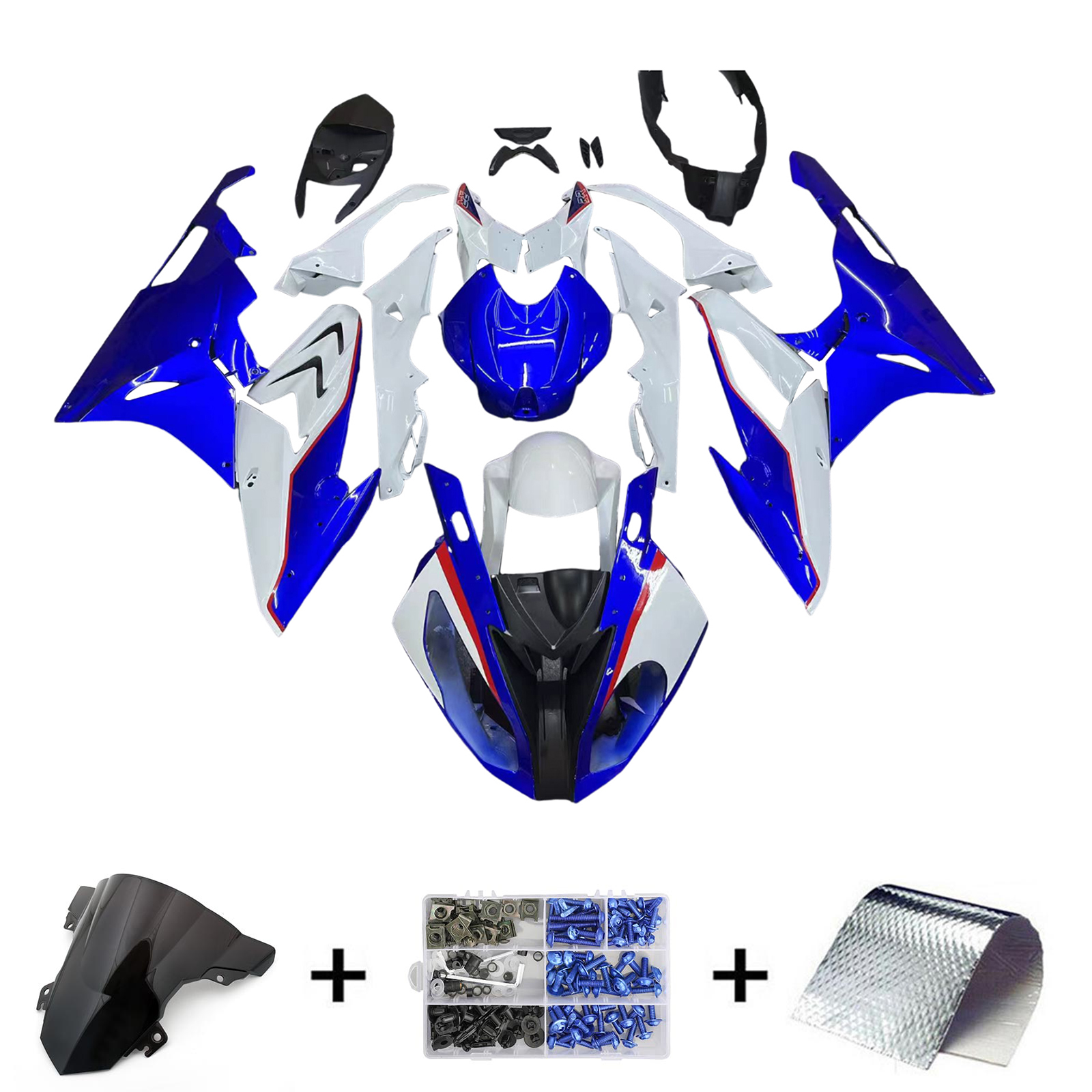 2017-2018 BMW S1000RR Injection Fairing Kit Bodywork Plastic ABS #109 Amotopart Fairing 2017-2018 BMW S1000RR Injection Fairing Kit Bodywork Plastic ABS #109 Amotopart Fairing