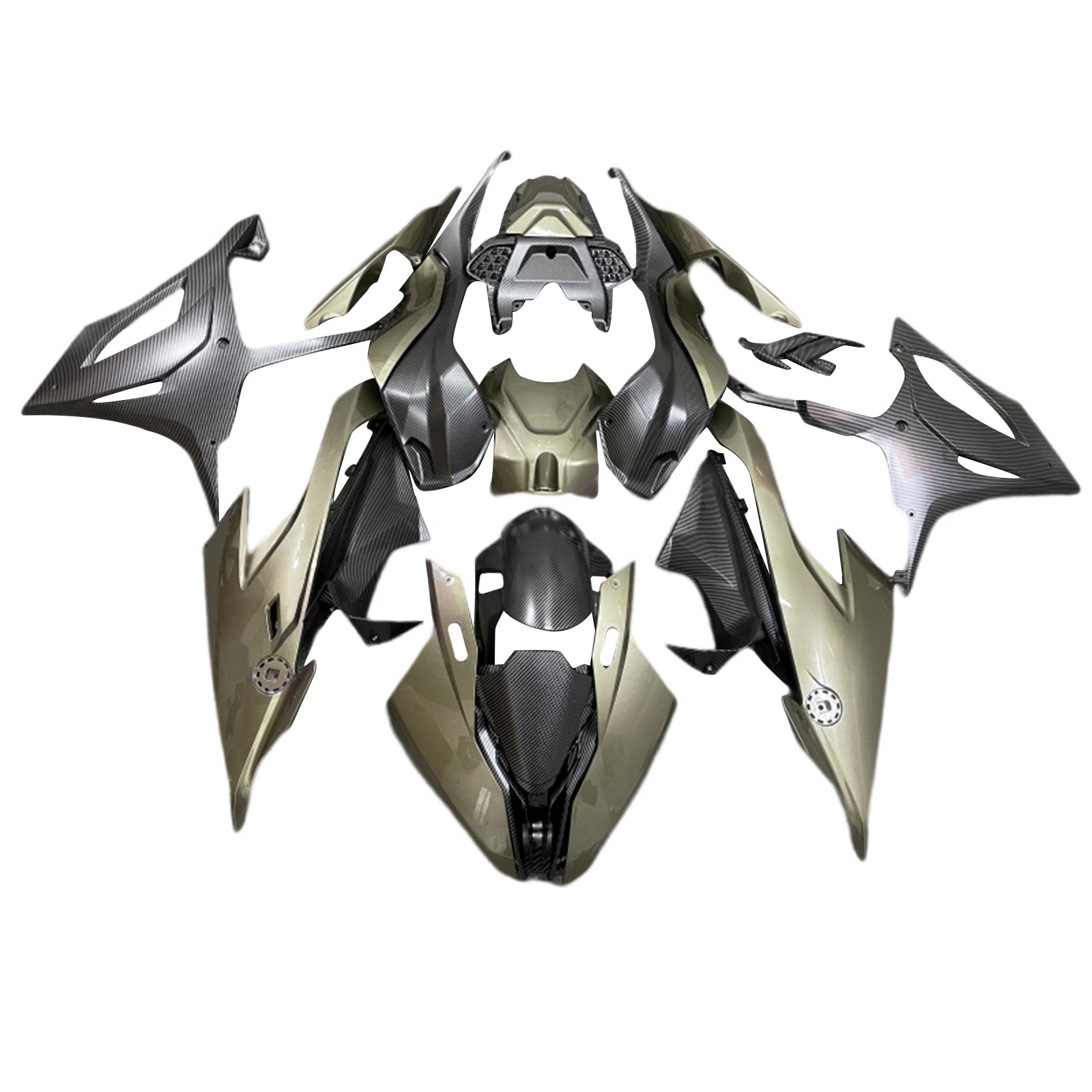 2019-2022 BMW S1000RR M1000RR Injection Fairing Kit Bodywork Plastic ABS #158 Amotopart Fairing
