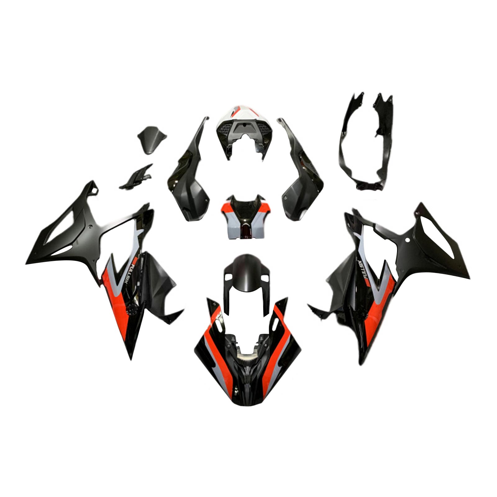 2019-2022 BMW S1000RR M1000RR Injection Fairing Kit Bodywork Plastic ABS #161 Amotopart Fairing