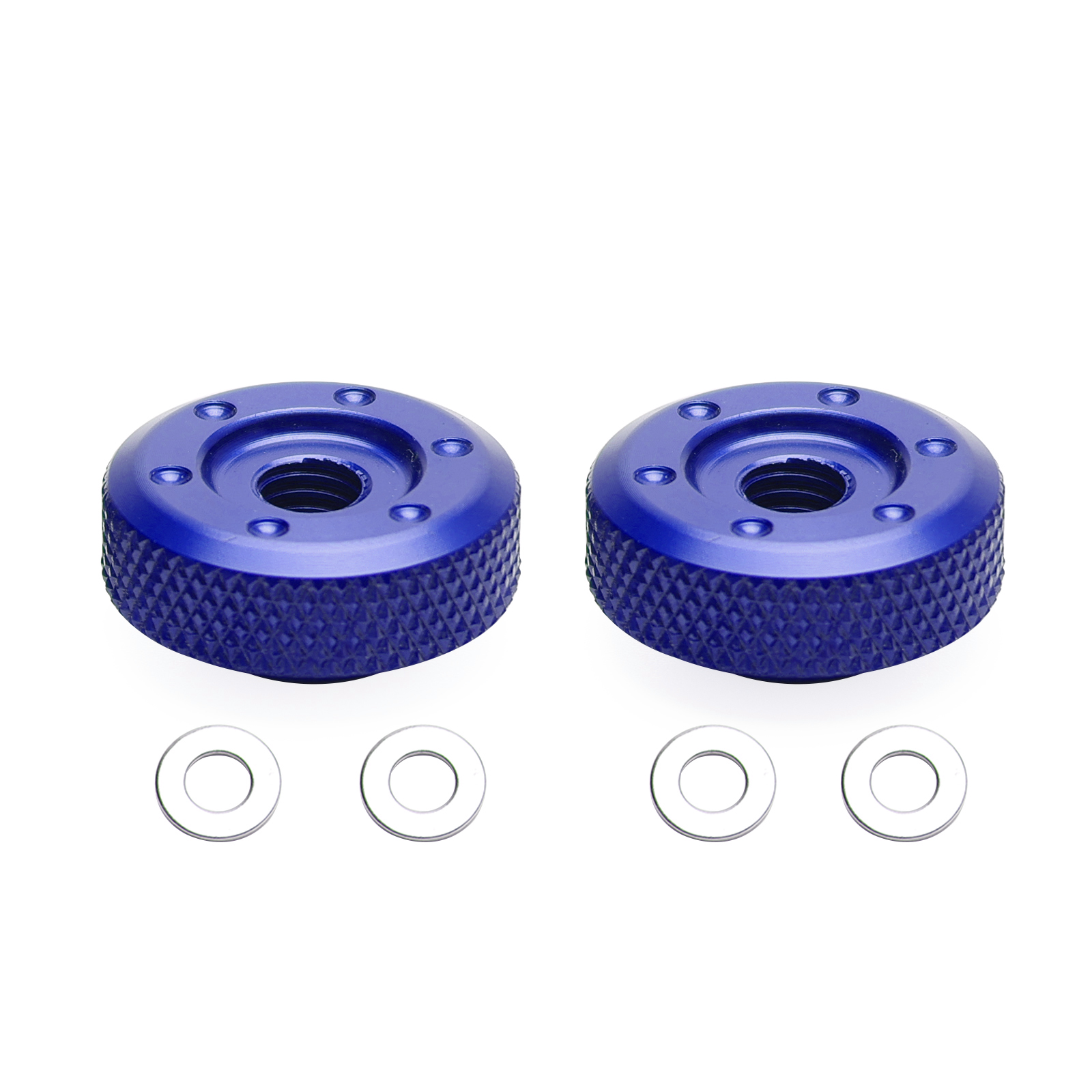 Chain Adjustment Nuts Blue For Honda CT125 Monkey DAX Gorilla 125 Grom MSX125 Generic