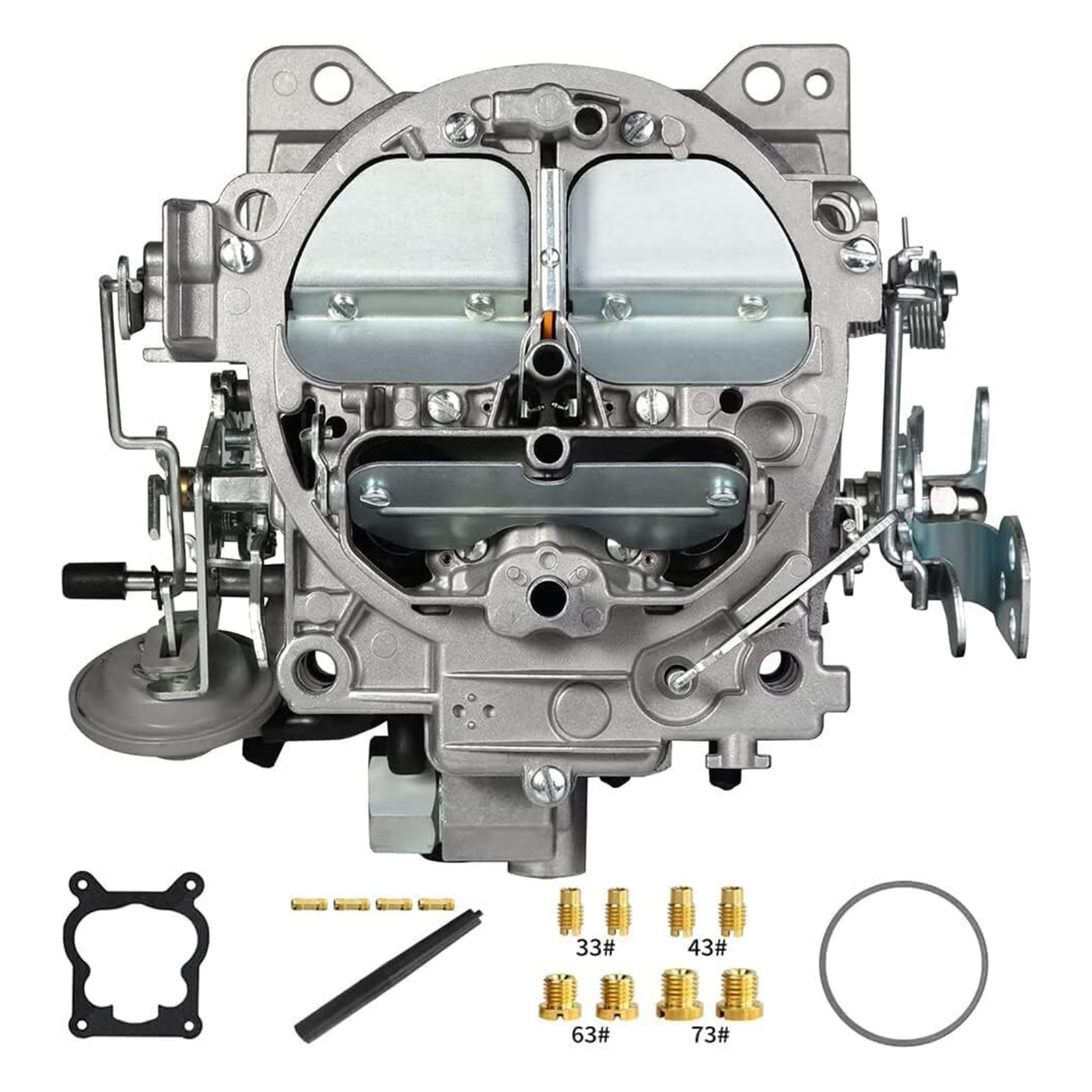 1966-1969 V8 Chevy small block Gen I 5.4L/327 Street Quadrajet Carburetor 750 CFM 7027213 7040007 7040021 Generic