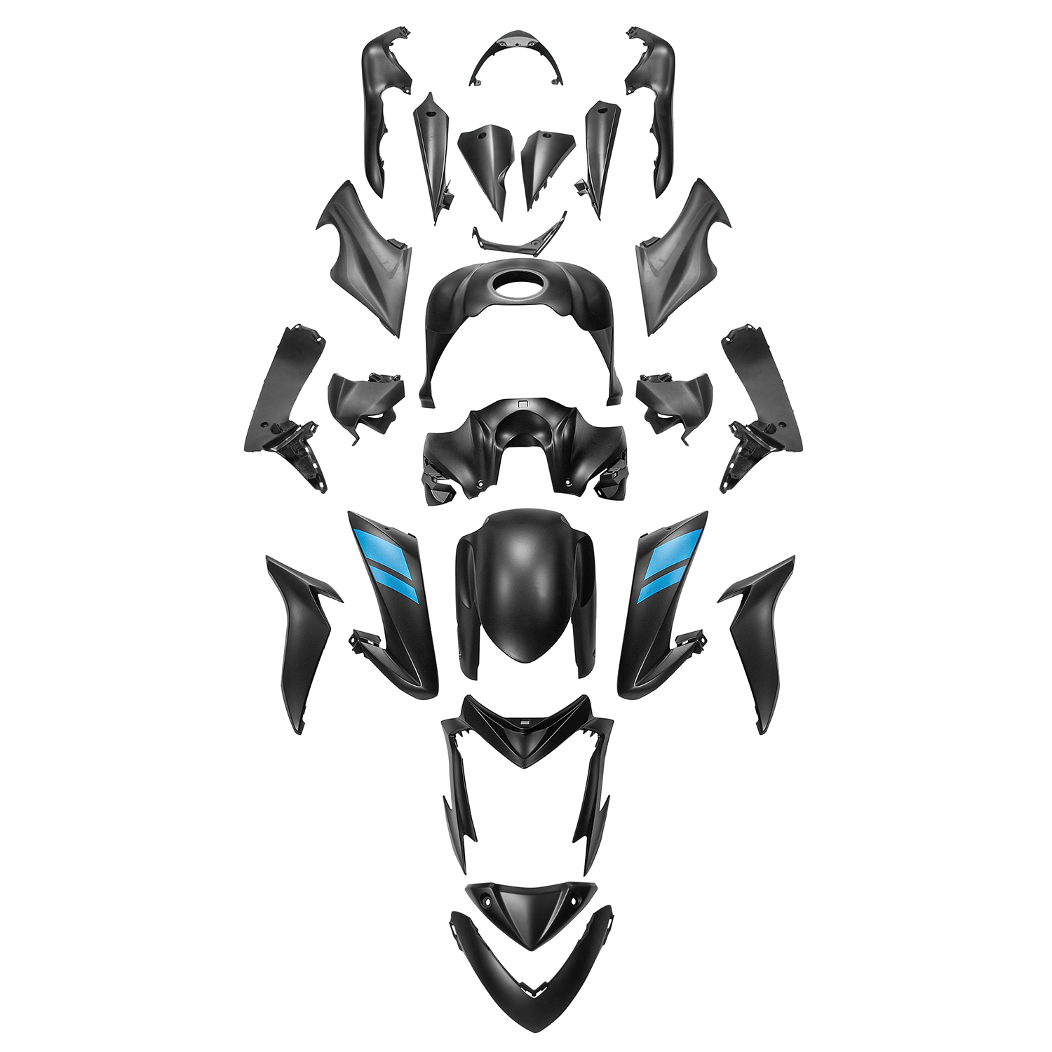 2015-2020 Suzuki GSX-S 1000 GSXS Amotopart Injection Plastic Bodywork Fairing Kit 07# Amotopart Fairing