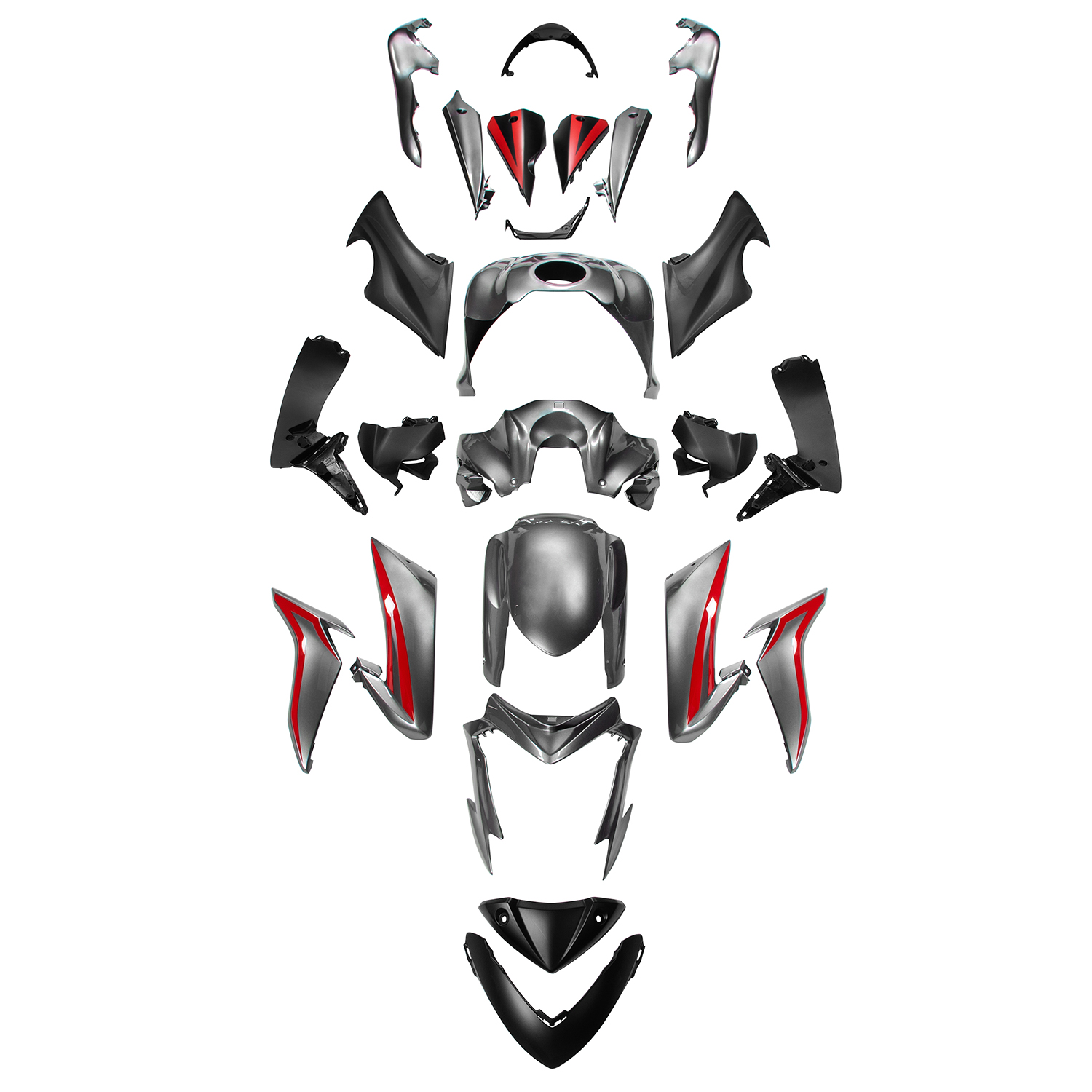 2015-2020 Suzuki GSX-S 1000 GSXS Amotopart Injection Plastic Bodywork Fairing Kit 12# Amotopart Fairing
