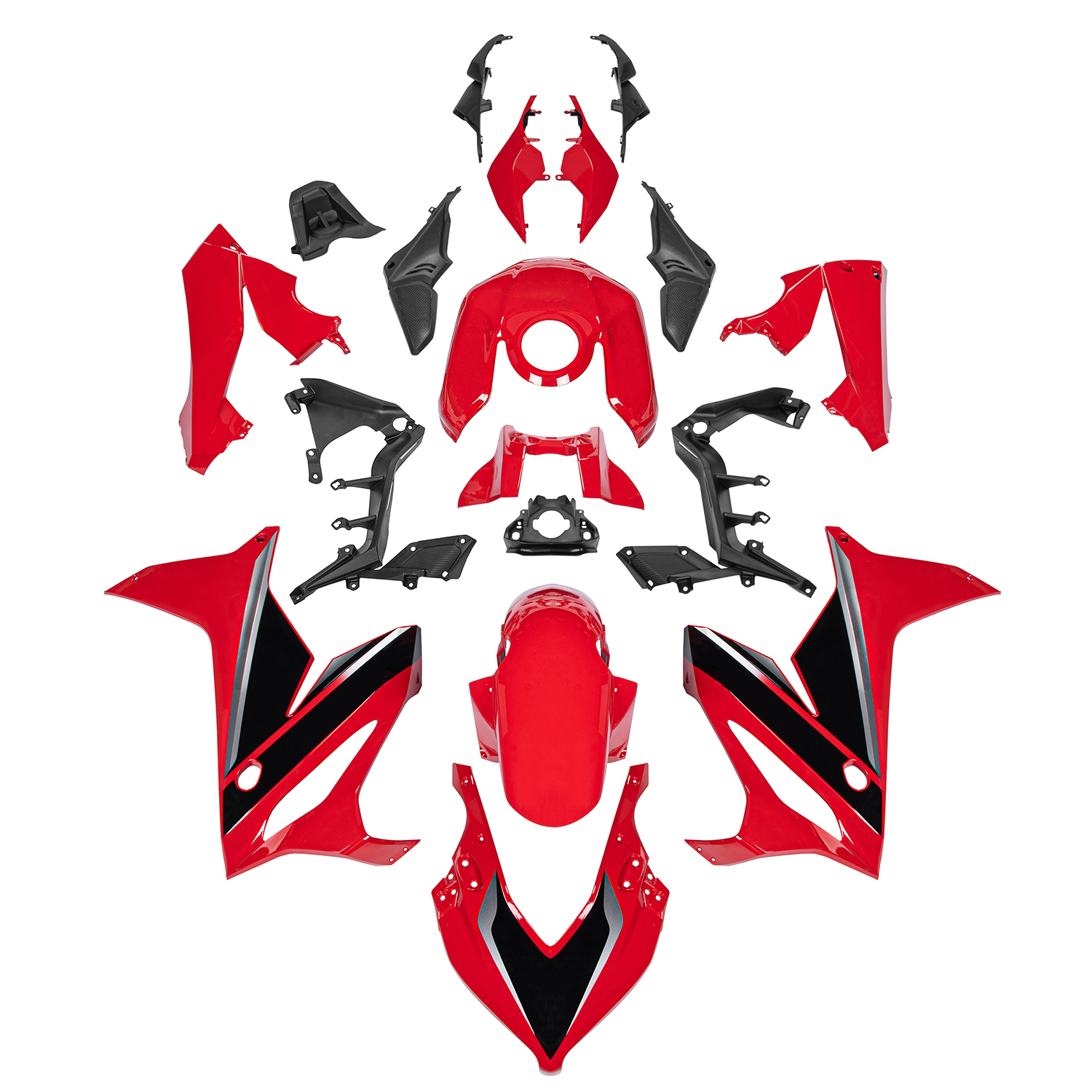 2019-2020 Honda CBR650R Amotopart ABS Plastic Injection Molding Fairing Fit 06# Amotopart Fairing