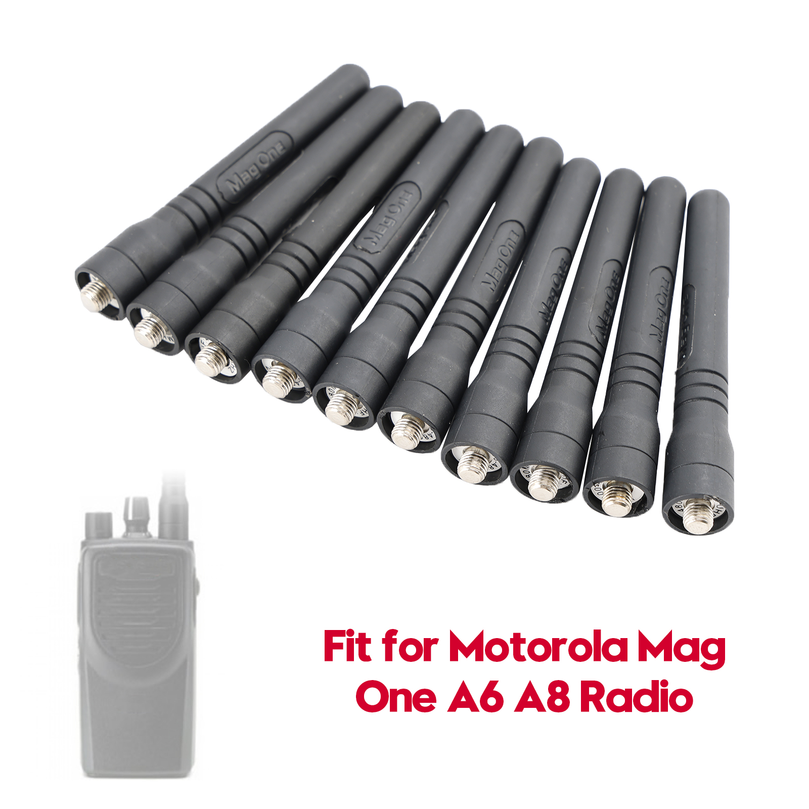 10x UHF Antenna Adapter For Mag One A6 A8 Radio Handheld 2-Way Radio 400-480MHz Generic