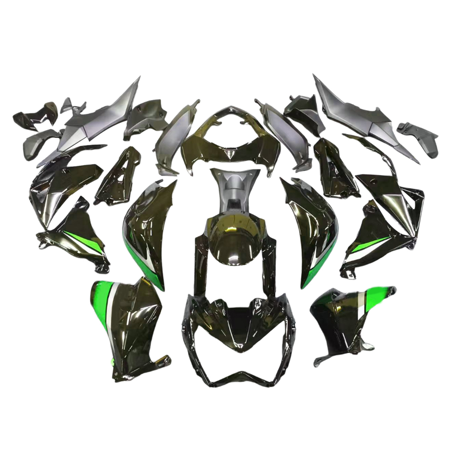 2013-2018 Kawasaki Z800 Injection Fairing Kit Bodywork Plastic ABS#111 Amotopart Fairing