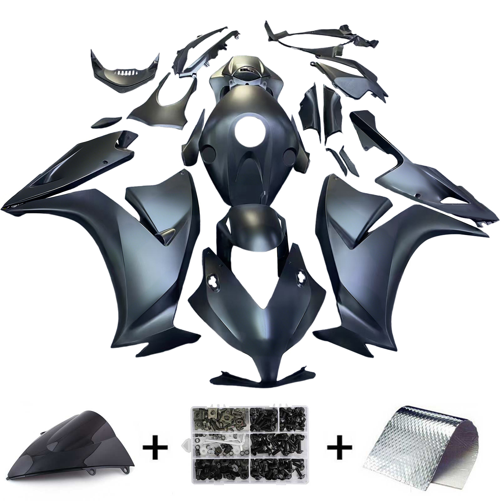 2012-2016 Honda CBR1000RR Injection Fairing Kit Bodywork Plastic ABS #172 Amotopart Fairing