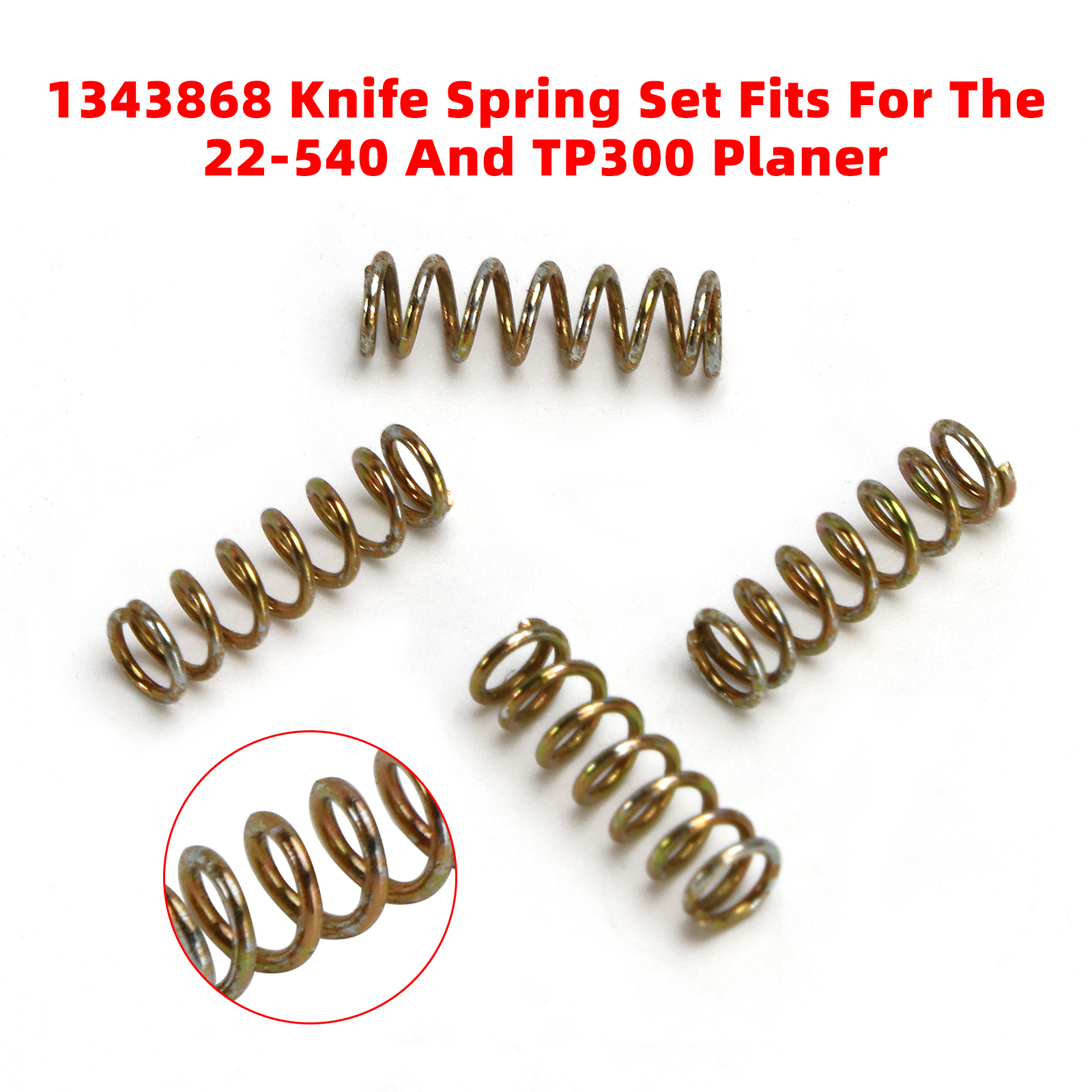 Knife lifting Spring For Delta 22-540 & TP300 Portable Planers 4Pcs Knife Spring Set 1343868 Generic Knife lifting Spring For Delta 22-540 & TP300 Portable Planers 4Pcs Knife Spring Set 1343868 Generic