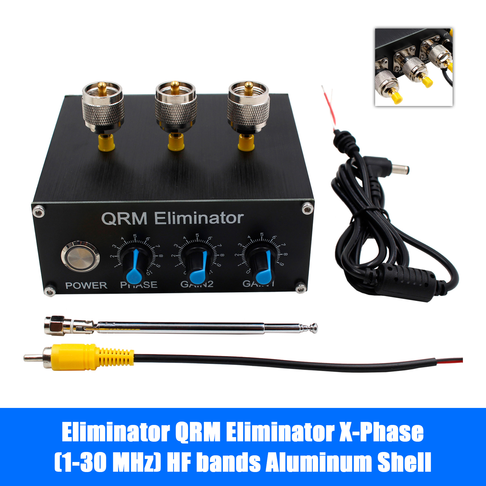 2024 New Eliminator QRM Eliminator X-Phase (1-30 MHz) HF bands Aluminum Shell