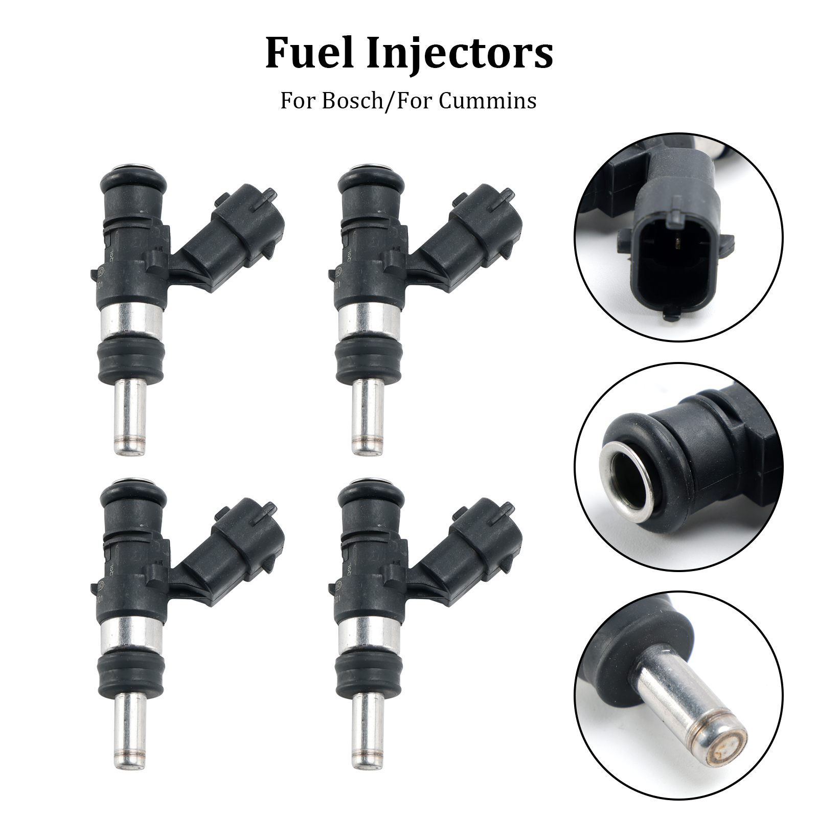 Bosch Cummins 4pcs Fuel Injector 0444043016 ISX2888173 0280158714 0280158701Generic Bosch Cummins 4pcs Fuel Injector 0444043016 ISX2888173 0280158714 0280158701Generic