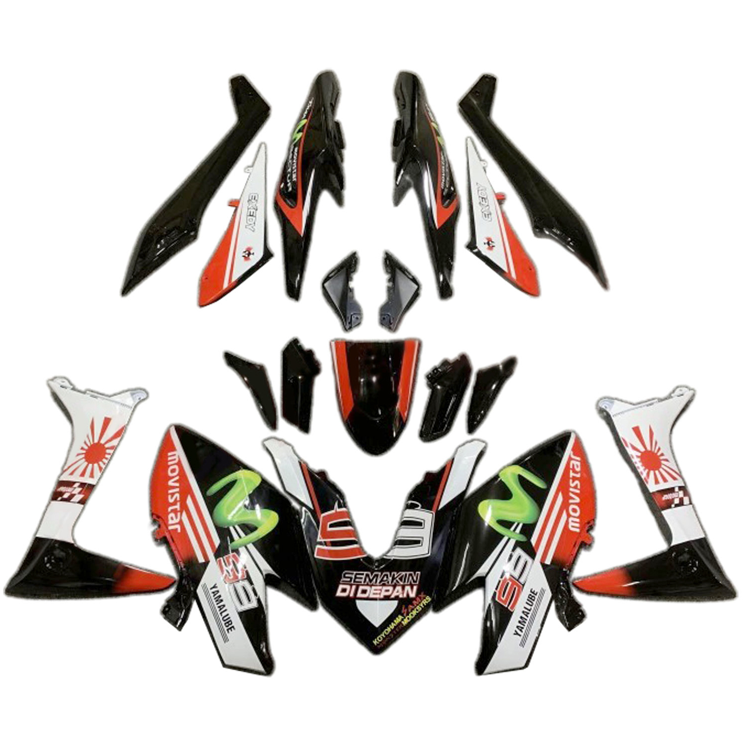 2019-2021 Yamaha TMAX560 Injection Fairing Kit Bodywork Plastic ABS Amotopart Fairing #120