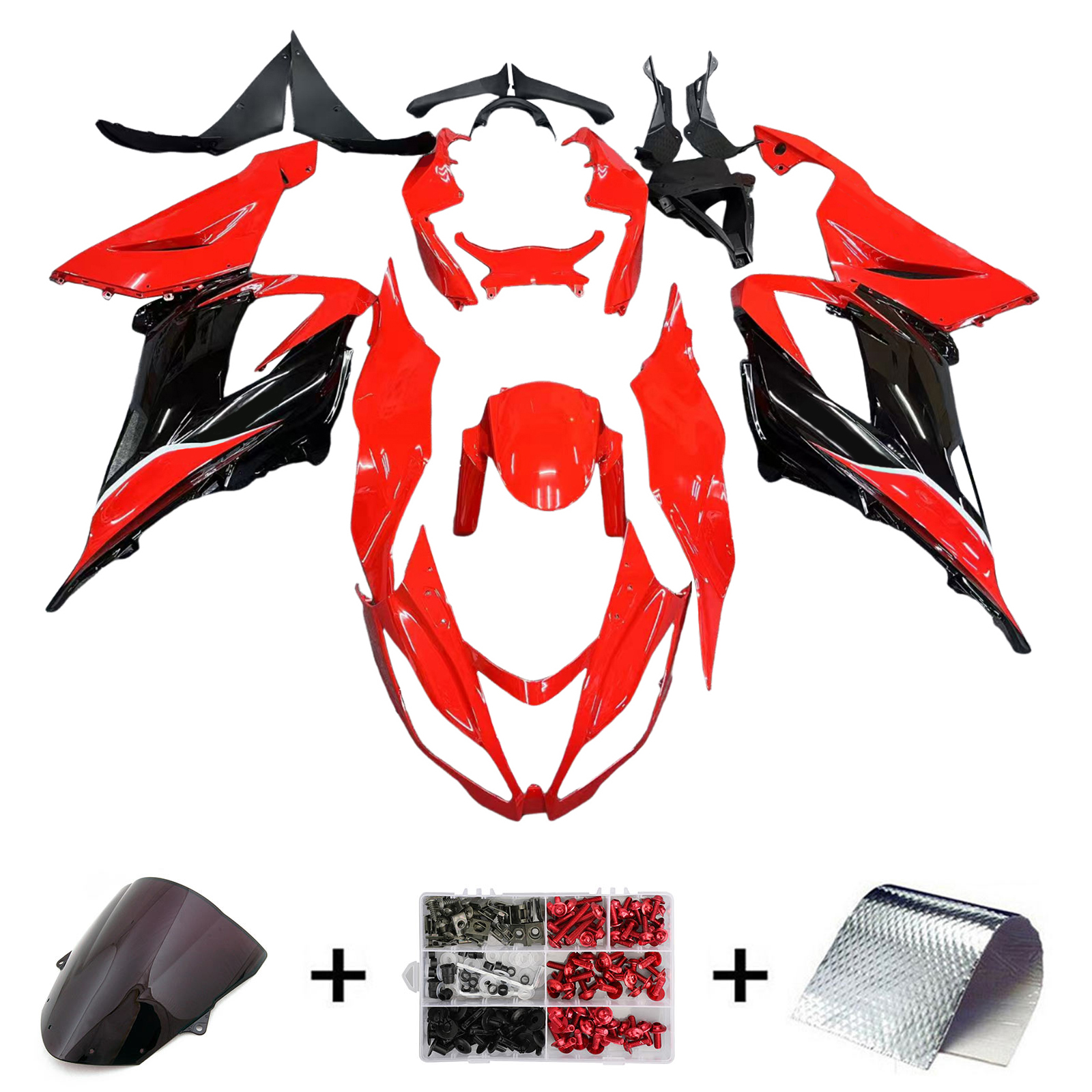 2013-2018 Kawasaki ZX6R 636 Injection Fairing Kit Bodywork Plastic ABS Amotopart Fairing #138