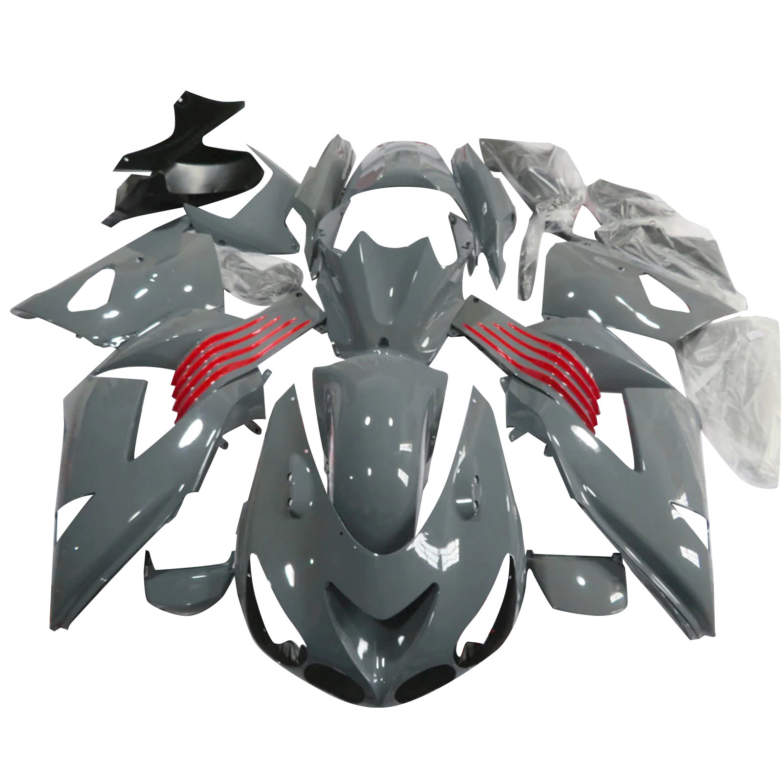 2006-2011 Kawasaki ZX14R ZZR1400 Injection Fairing Kit Bodywork Amotopart Fairing #139