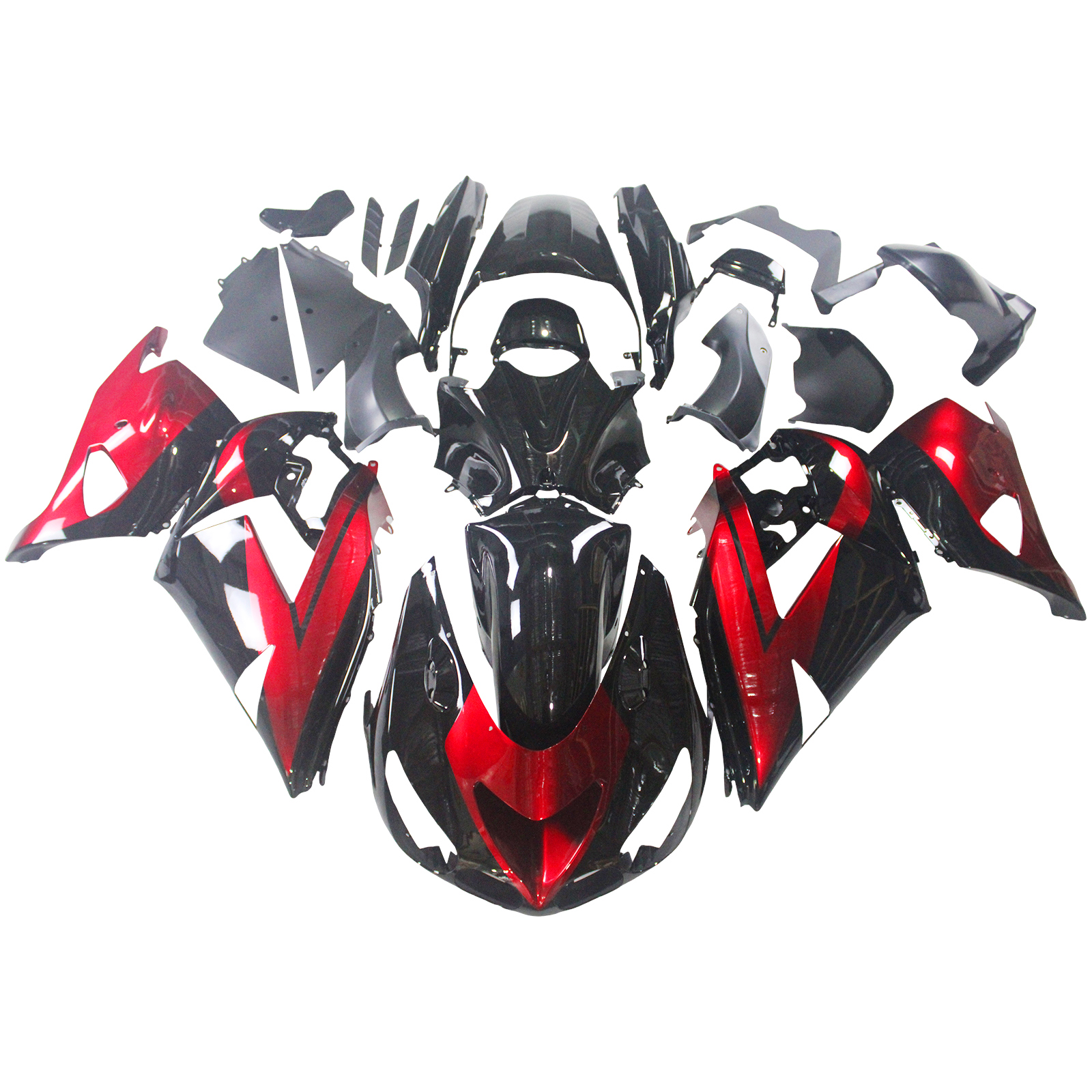 2006-2011 Kawasaki ZX14R ZZR1400 Injection Fairing Kit Bodywork Amotopart Fairing #141