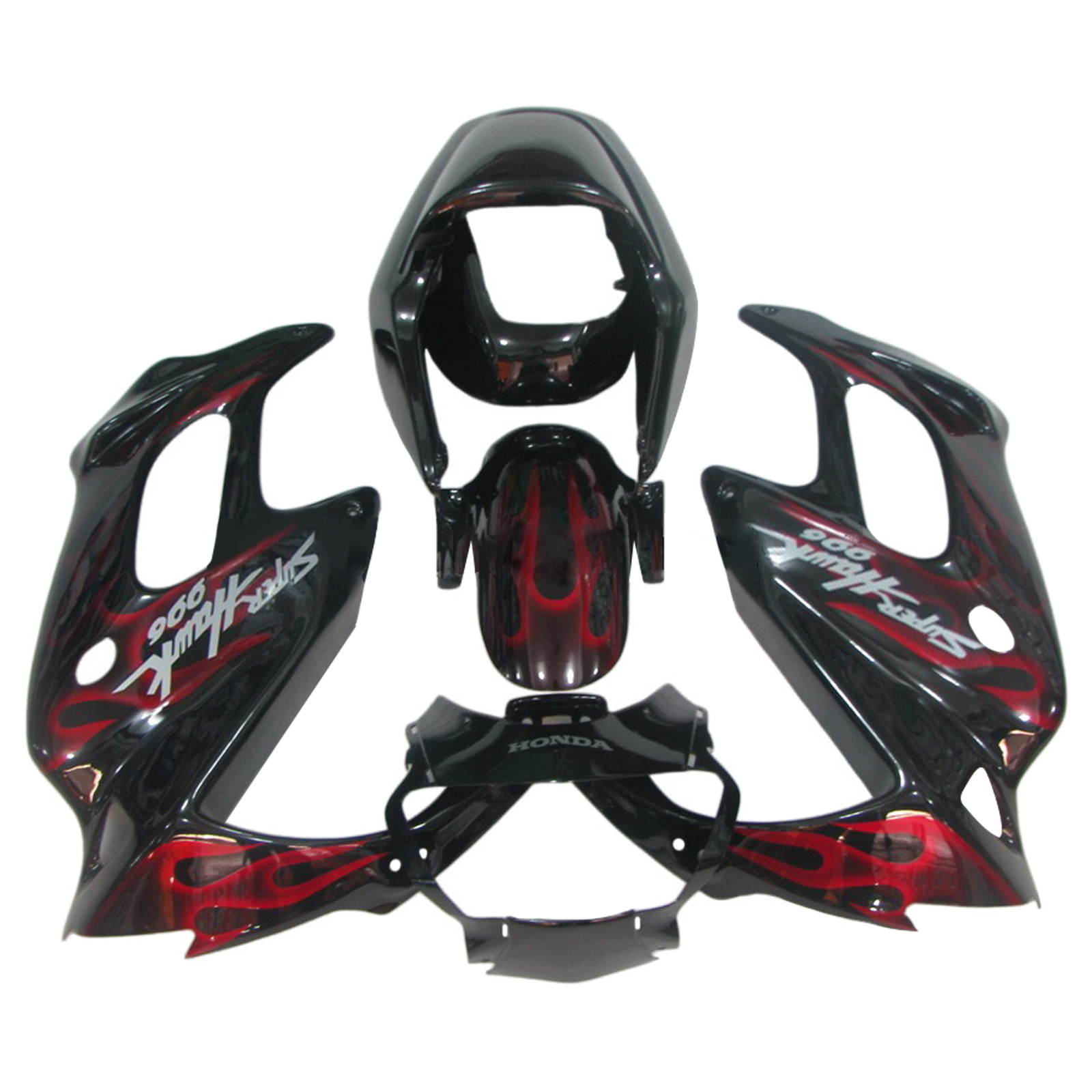 1997-2005 Honda VTR1000F Injection Fairing Kit Bodywork Plastic ABS Amotopart Fairing  #106