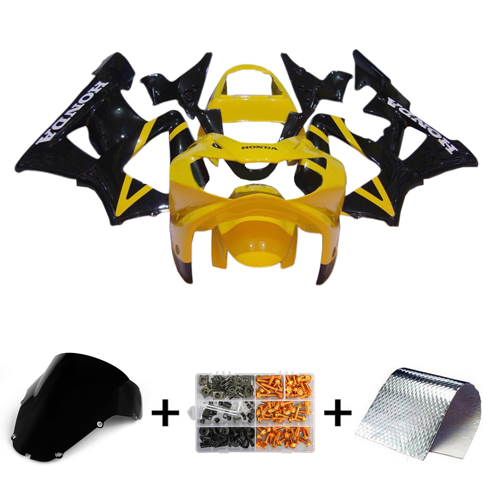 2000-2001 Honda CBR929RR Injection Fairing Kit Bodywork Plastic ABS Amotopart Fairing #150