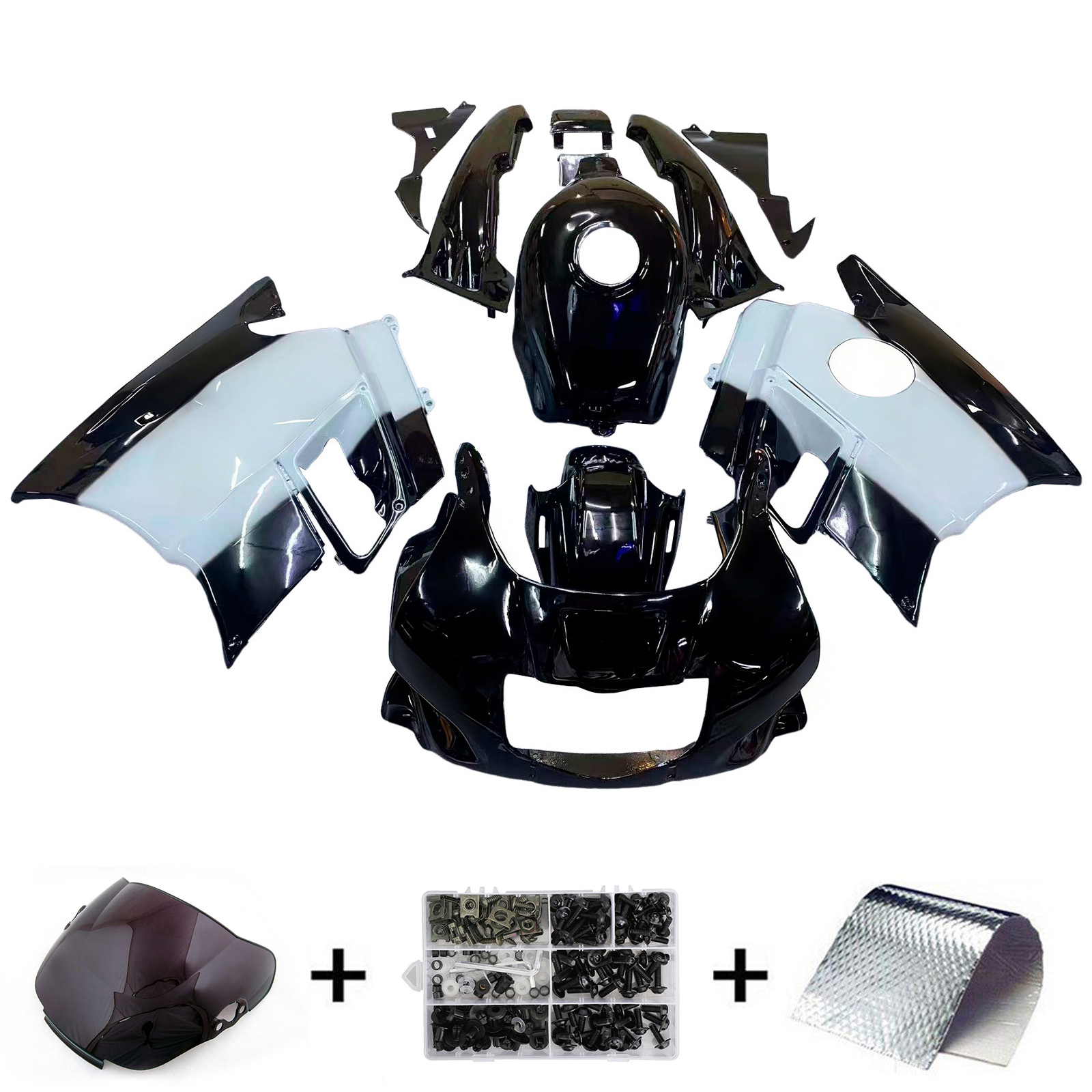 1991-1994 Honda CBR600 F2 Injection Fairing Kit Bodywork Plastic ABS Amotopart Fairing #113