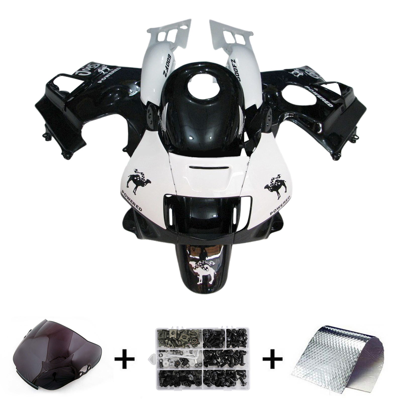 1991-1994 Honda CBR600 F2 Injection Fairing Kit Bodywork Plastic ABS Amotopart Fairing #118