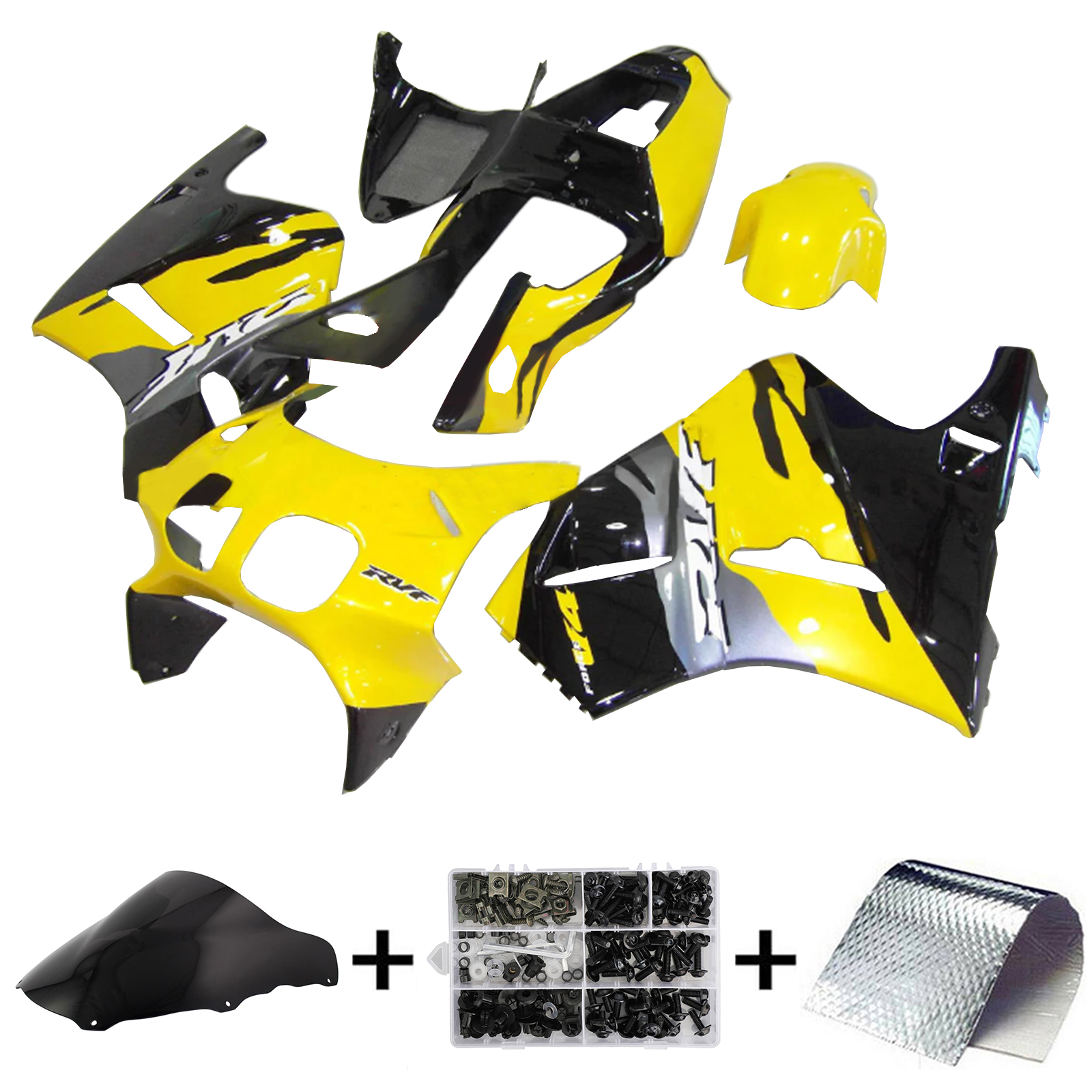 1994-1998 Honda RVF400 NC35 Injection Fairing Kit Bodywork Plastic ABS Amotopart Fairing #106