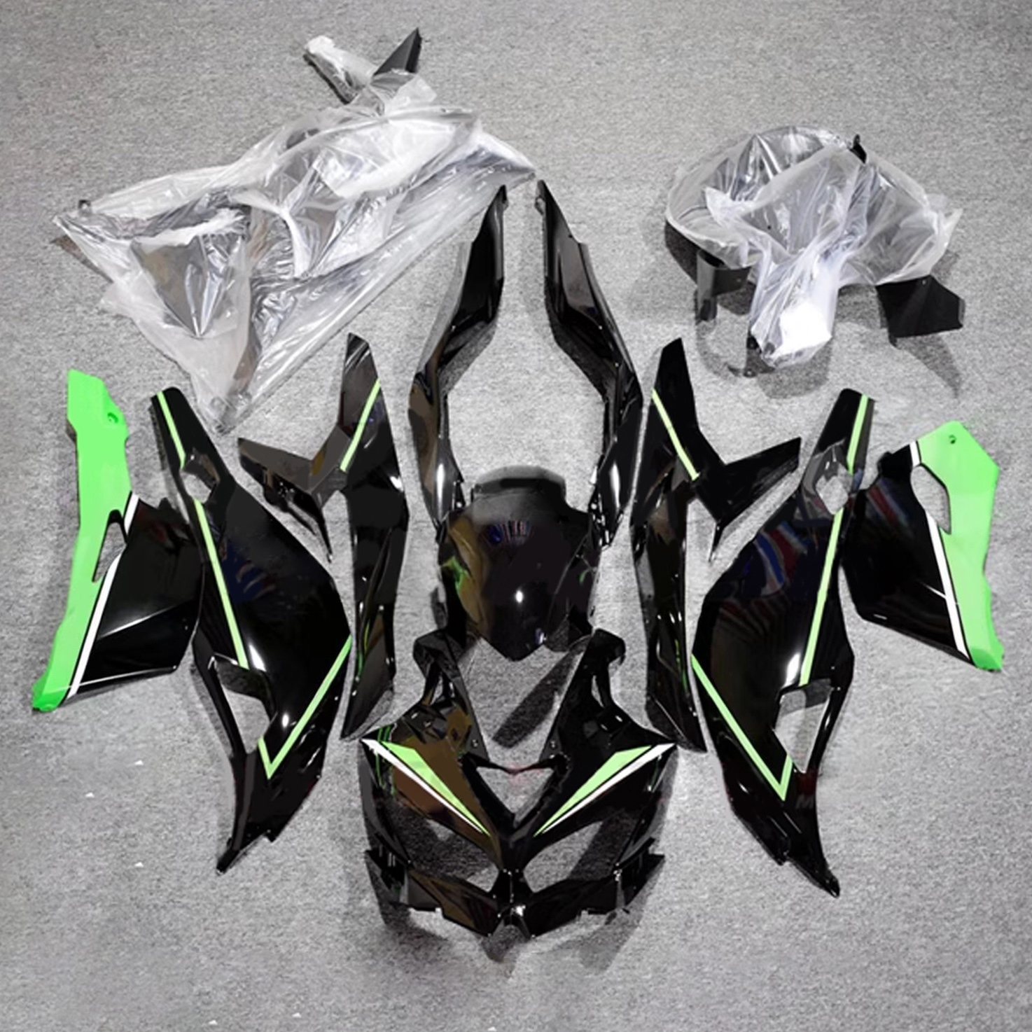 Injection Fairing Kit fit For Kawasaki Ninja ZX-25R ZX-4R ZX-4RR 2019-2026