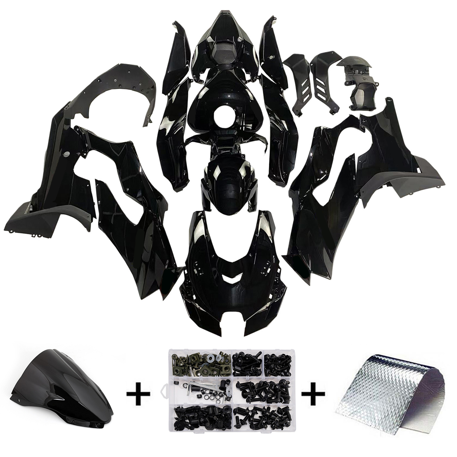 2019-2025 Kawasaki Ninja ZX-25R ZX-4R ZX-4RR Injection Fairing Kit Amotopart Fairing #167
