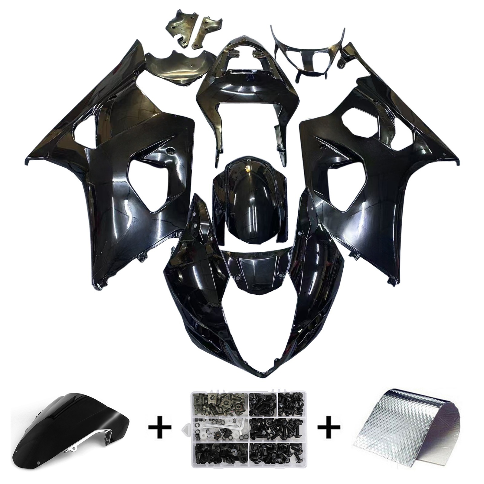 2003-2004 Suzuki GSXR1000 K3 Injection Fairing Kit Bodywork Plastic ABS Amotopart Fairing #153