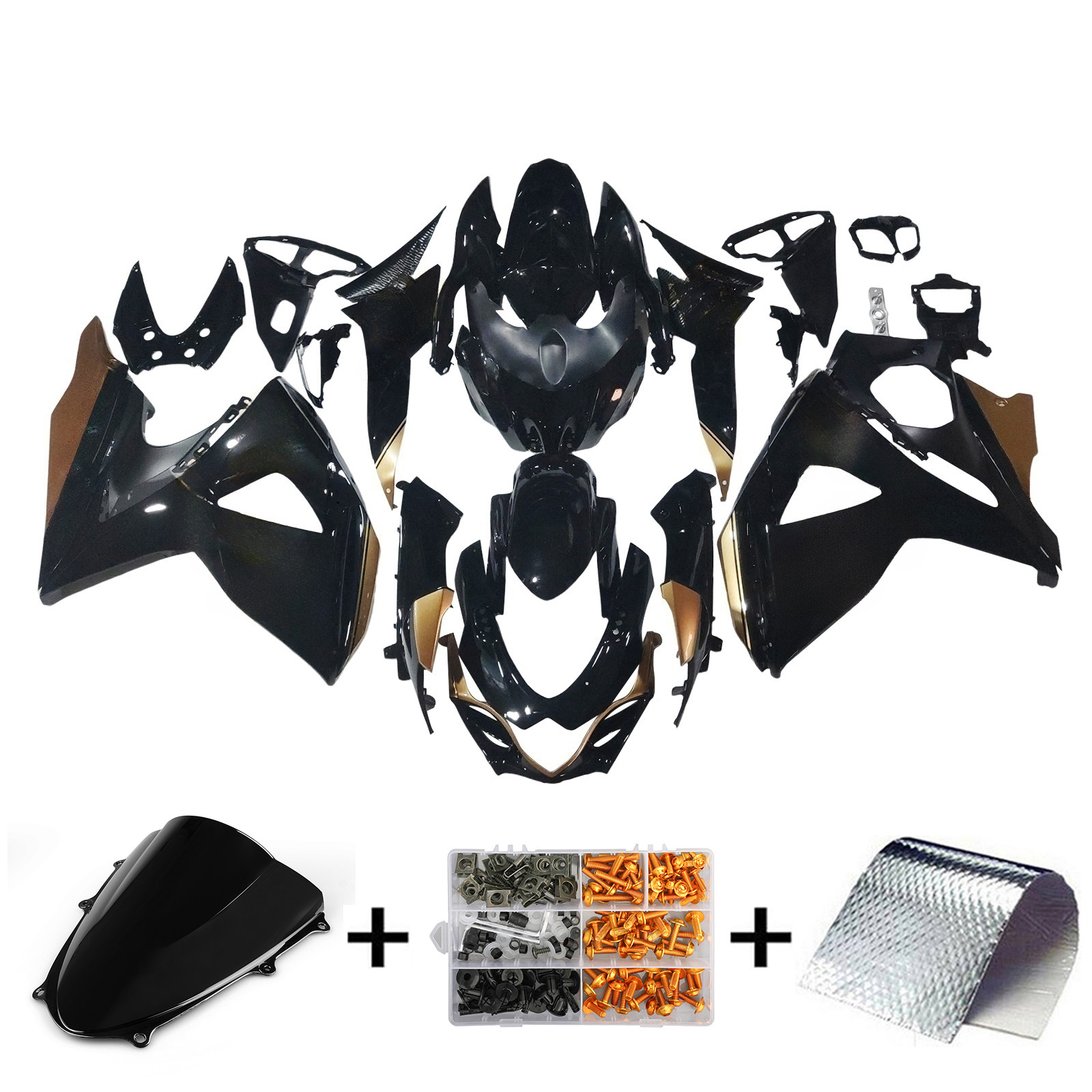 2009-2016 Suzuki GSXR1000 K9 Injection Fairing Kit Bodywork Plastic ABS Amotopart Fairing #135