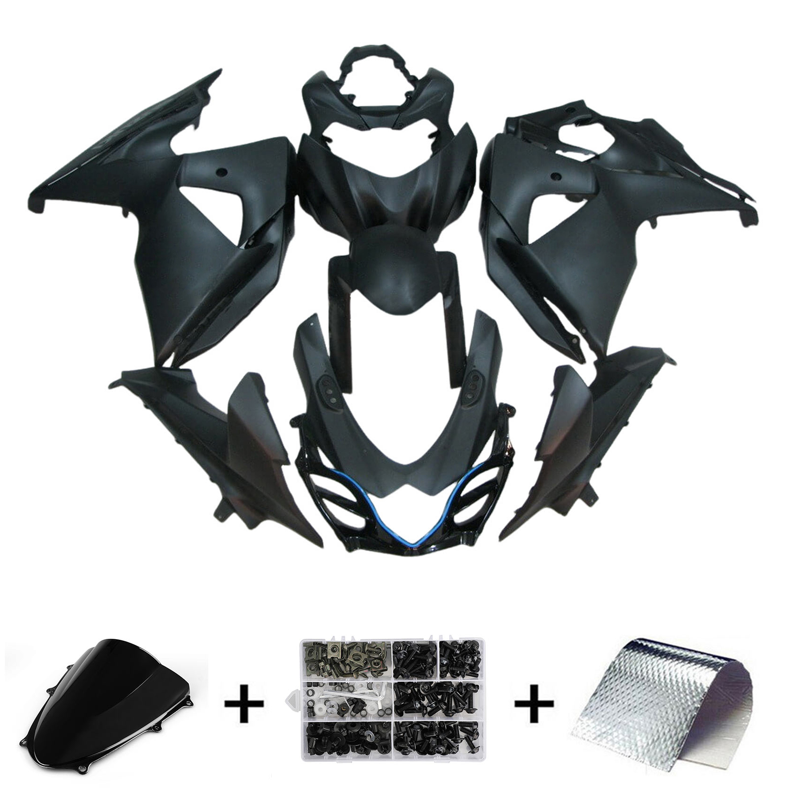 2009-2016 Suzuki GSXR1000 K9 Injection Fairing Kit Bodywork Plastic ABS Amotopart Fairing #161