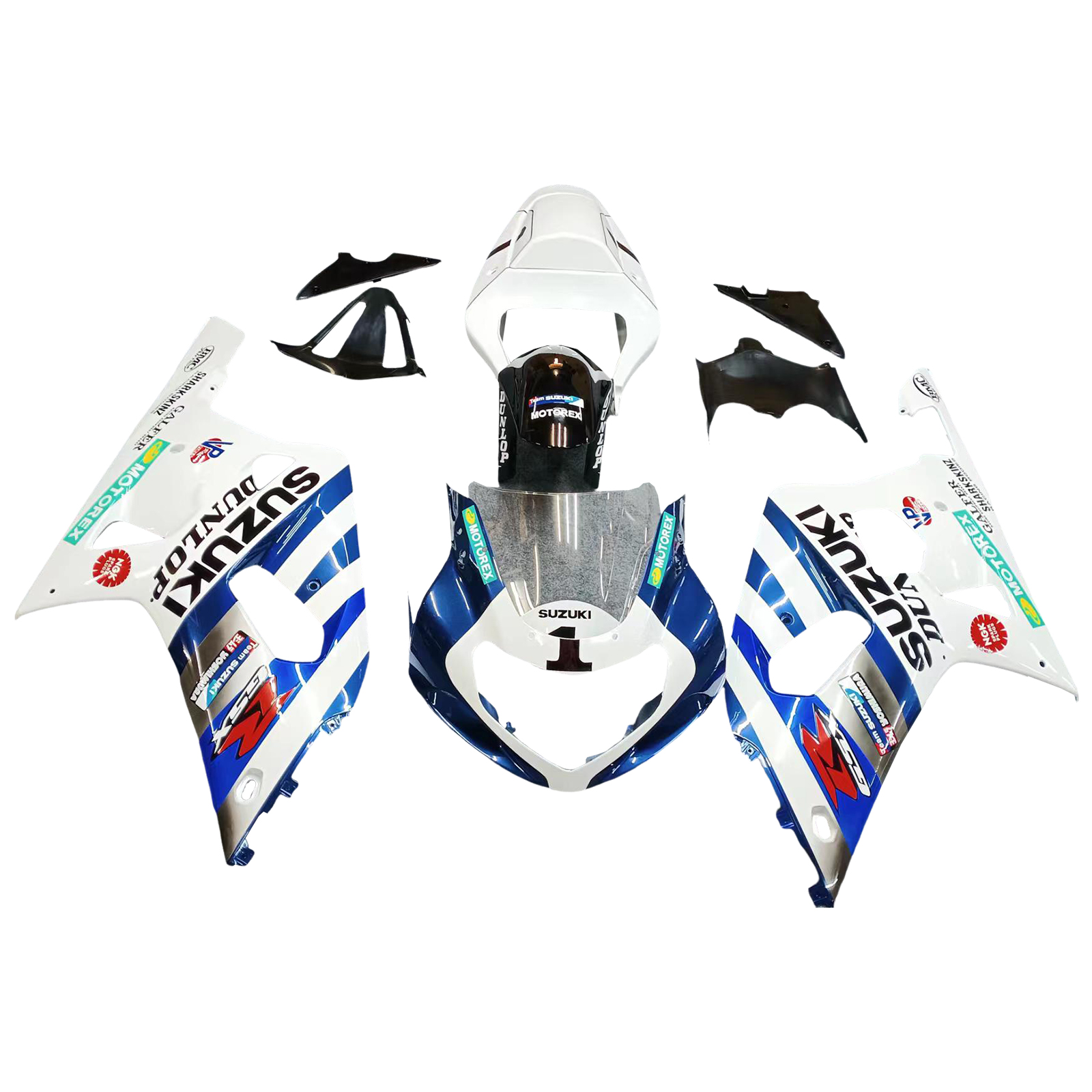 2001-2003 Suzuki GSXR600 / 2000-2003 GSXR750 K1 Injection Fairing Kit Bodywork Plastic ABS Amotopart Fairing #114