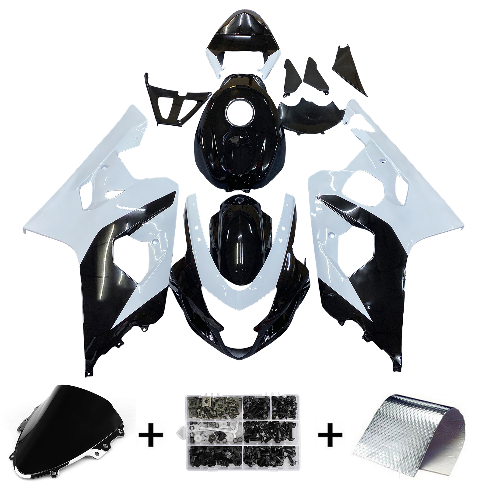 2004-2005 Suzuki GSXR600 GSXR750 GSXR 600/750 K4 Injection Fairing Kit Bodywork Plastic ABS Amotopart Fairing #163