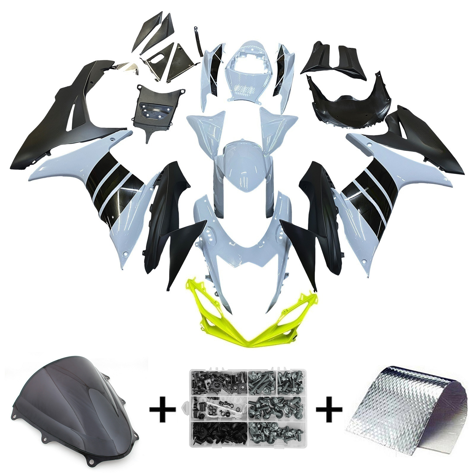 2011-2024 Suzuki GSXR600 GSXR750 GSXR 600/750 K11 Injection Fairing Kit Bodywork Plastic ABS Amotopart Fairing #157